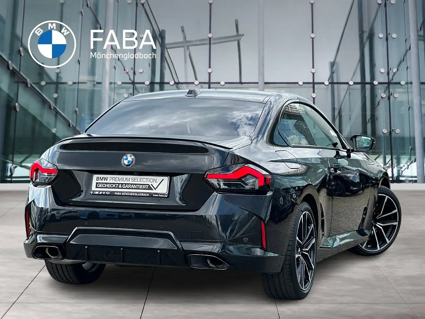 BMW 240 M240i xDrive Coupé M Sport Pro HK 360° Zwart - 2