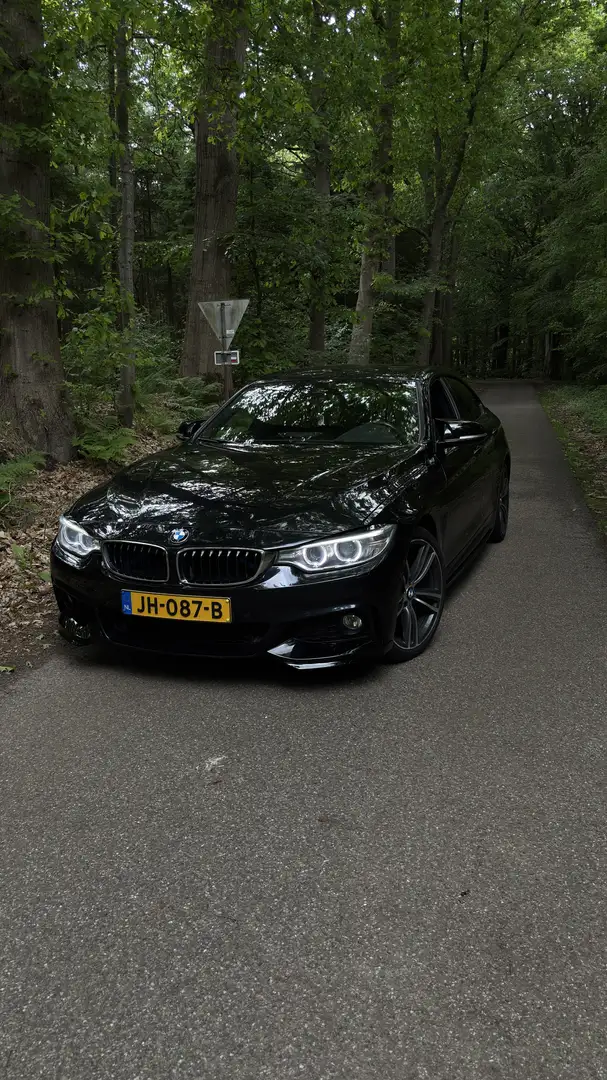 BMW 420 High Executive, Grand Coupe Zwart - 1