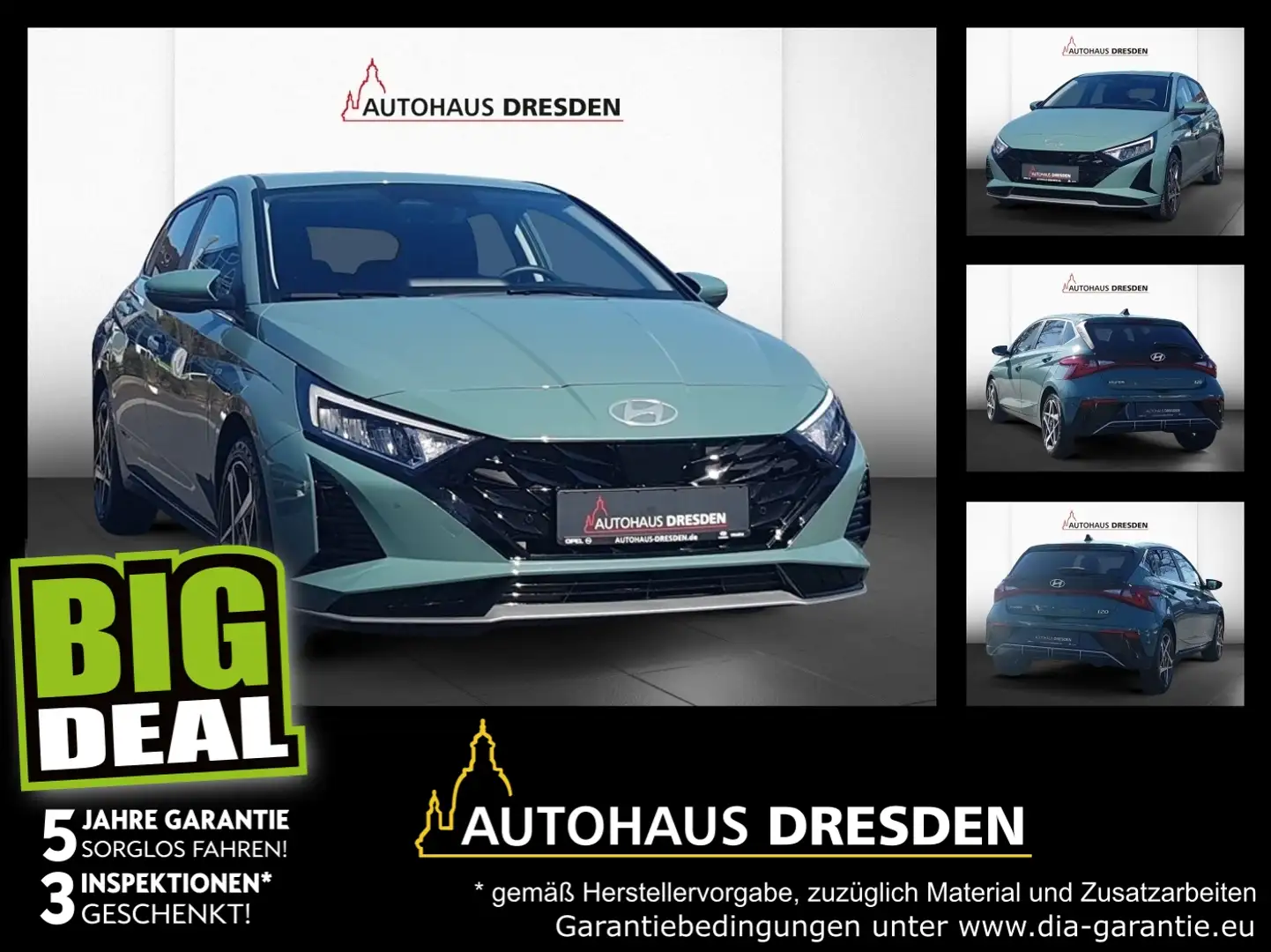 Hyundai i20 1.0 T-GDI Prime *LED*BOSE*NAVI*KAM* Grün - 1