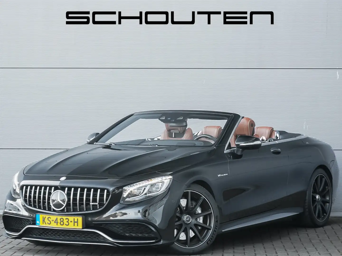 Mercedes-Benz S 63 AMG Cabrio 4Matic Luchtv HUD Nachtzicht Stoelvent Dist Negro - 1