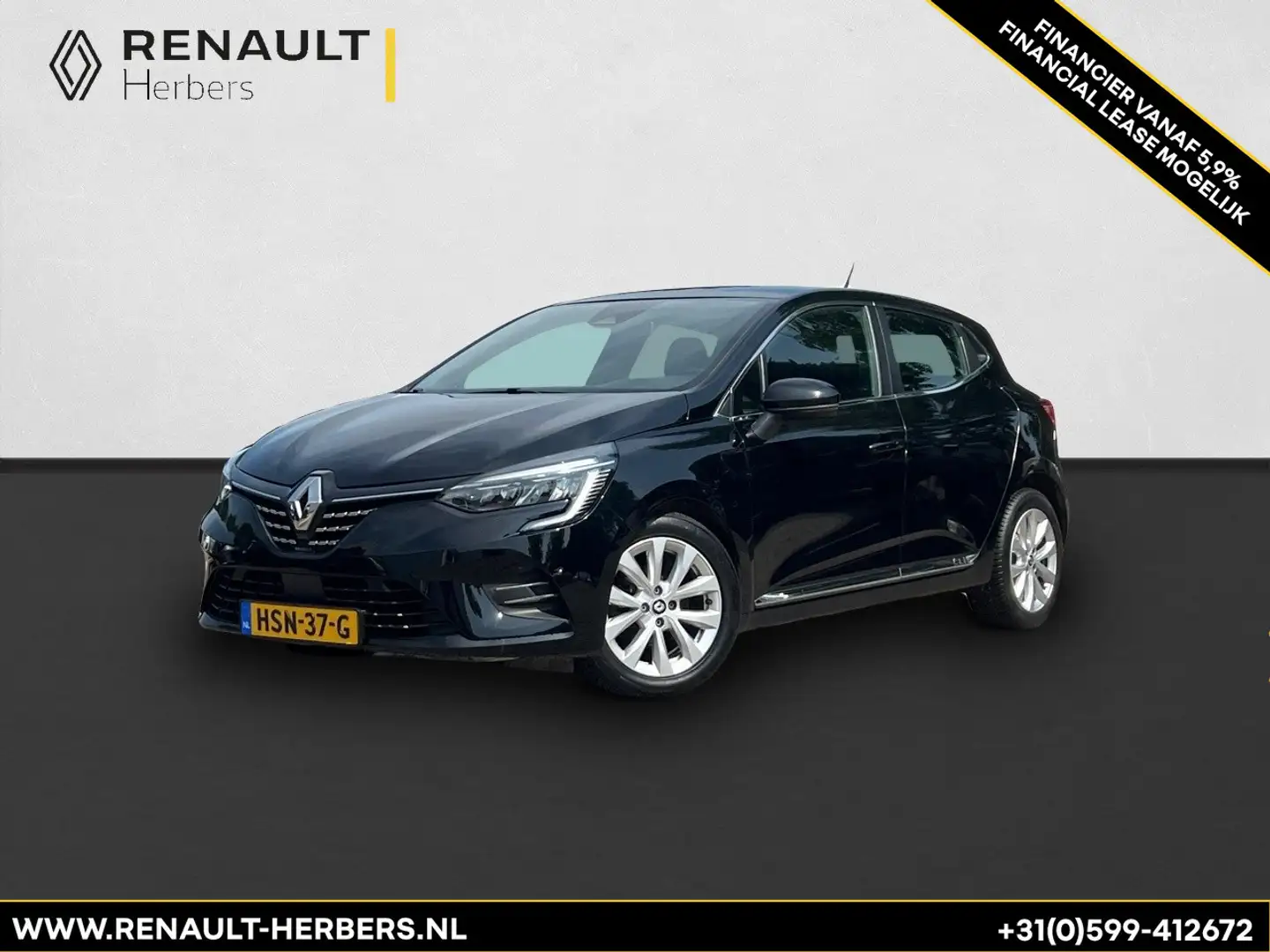 Renault Clio 1.0 TCe Intens NAVI / PDC / STOELVERWARMING Zwart - 1