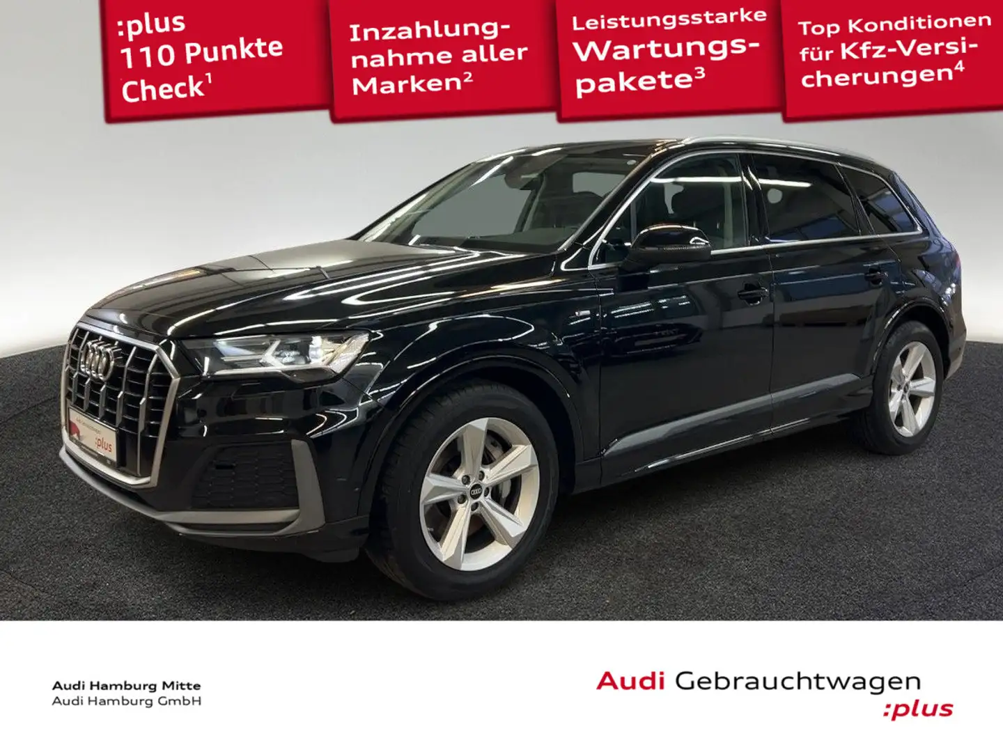 Audi Q7 50 TDI S line quattro tiptronic Standheizung Schwarz - 1