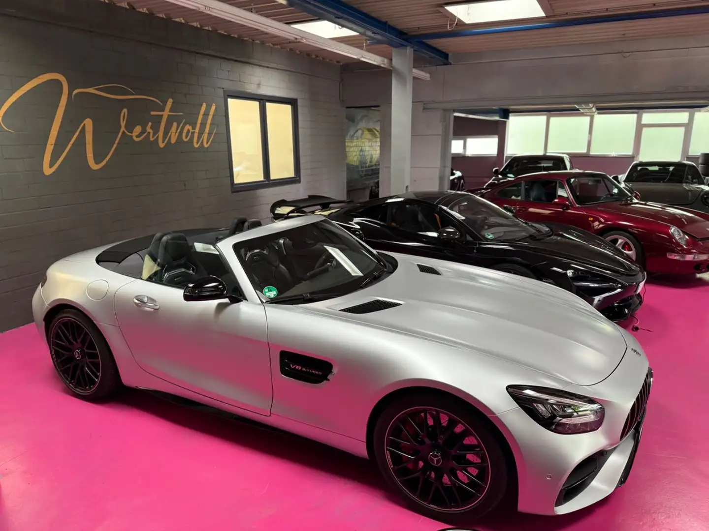Mercedes-Benz AMG GT C Roadster, Burmester, Silber - 1