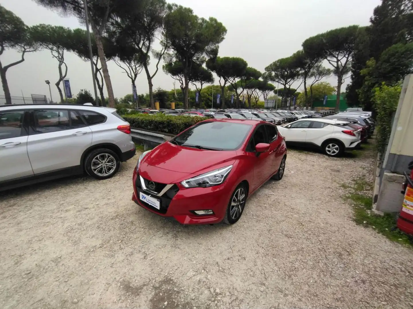 Nissan Micra 0.9cc IG-T 90cv NAVI TELECAM SENS PARK CERCHI Rosso - 1