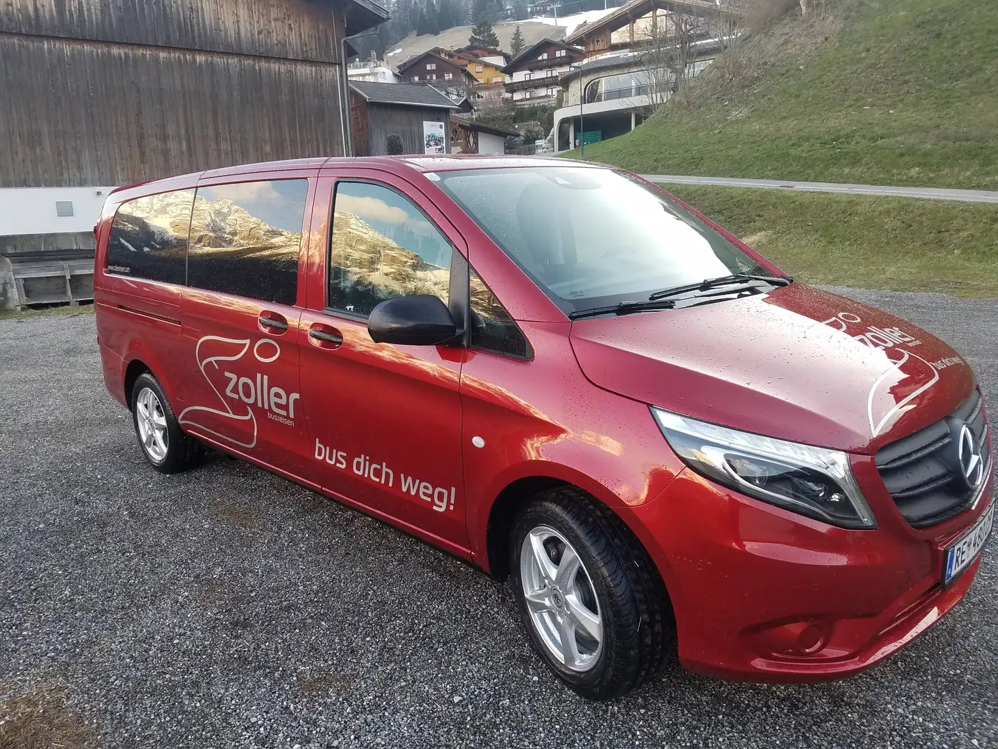Mercedes-Benz Vito Vito 116 CDI 4x4 BusinessVan Premium 9G-Tronic extralang BusinessVan Premium Rot - 2