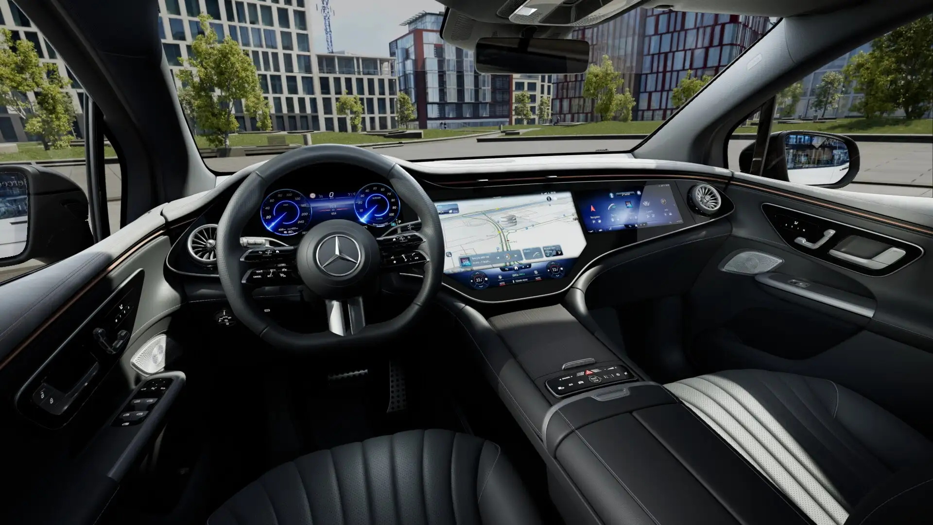 Mercedes-Benz EQE SUV 4M AMG PANO AIRMATIC HYPERSCREEN TV Noir - 2