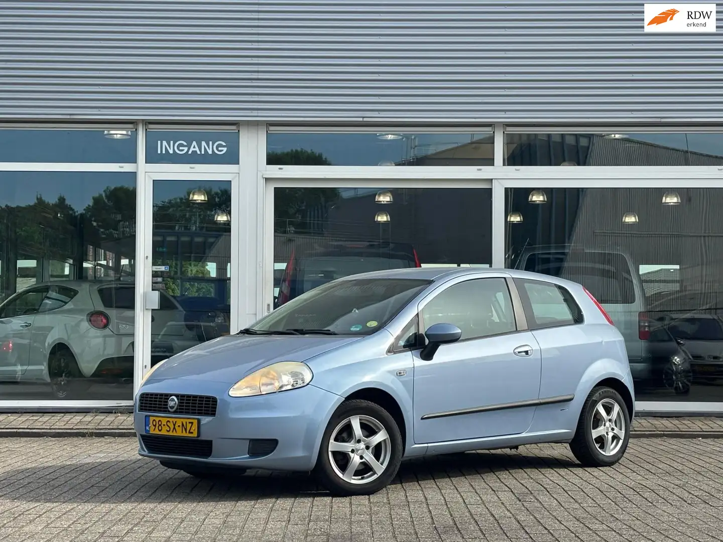 Fiat Grande Punto 1.2 Sportsound / Airco / lm Velgen / Elektr.Pakket Синій - 1