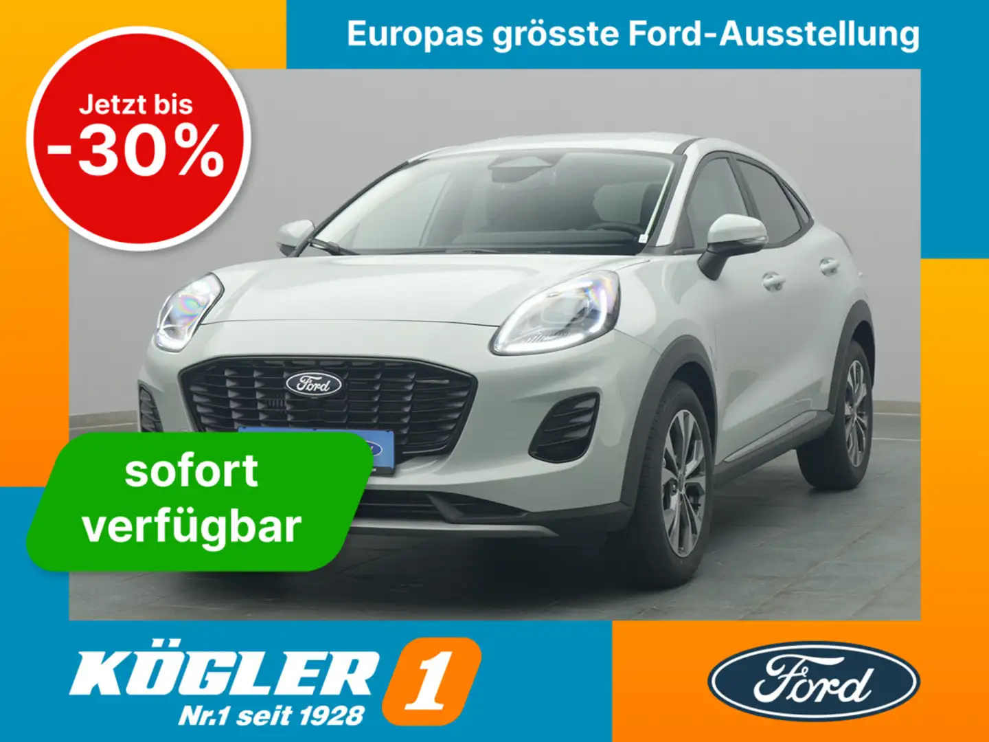 Ford Puma Titanium 125PS/Winter-P./LED/Klima -19%* Gris - 1