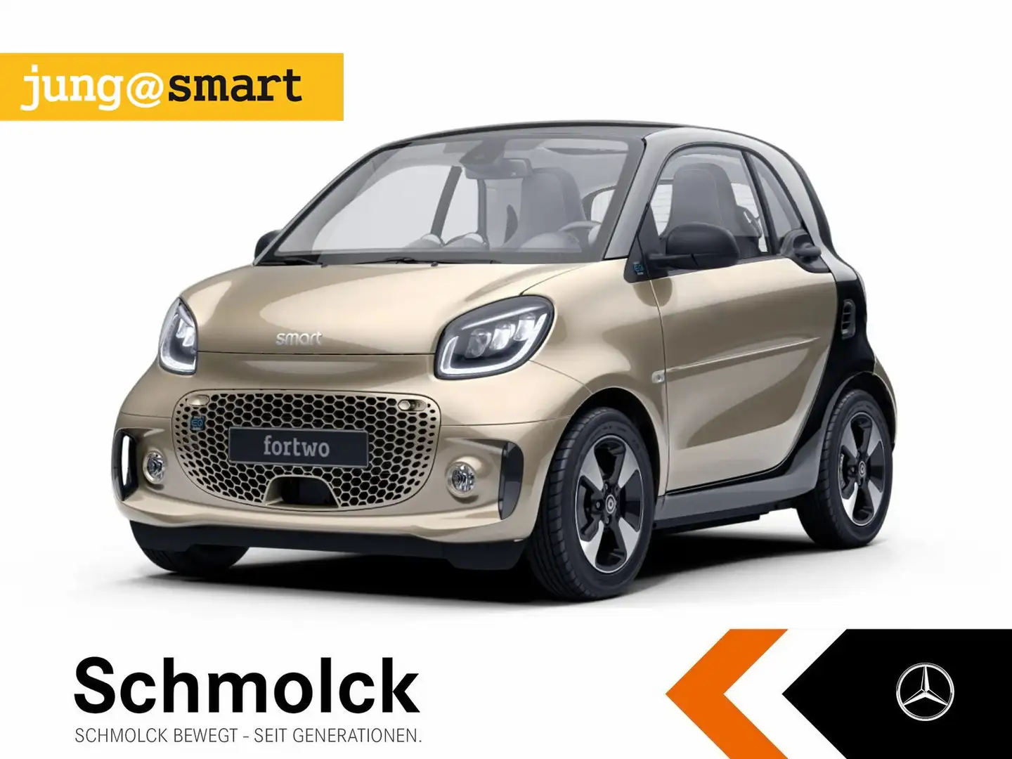 smart forTwo fortwo EQ EXCLUSIVE+22KW+GJR+LED+KAMERA+PANO+SHZ žuta - 1