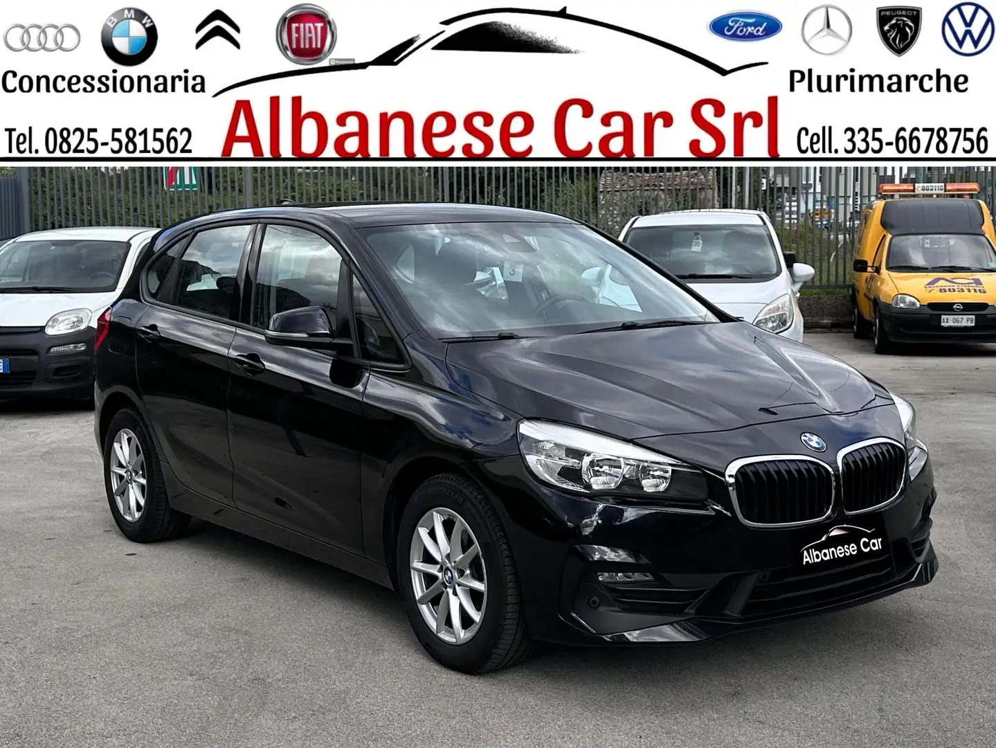 BMW 218 Serie 2 Active Tourer 218d Business Nero - 1