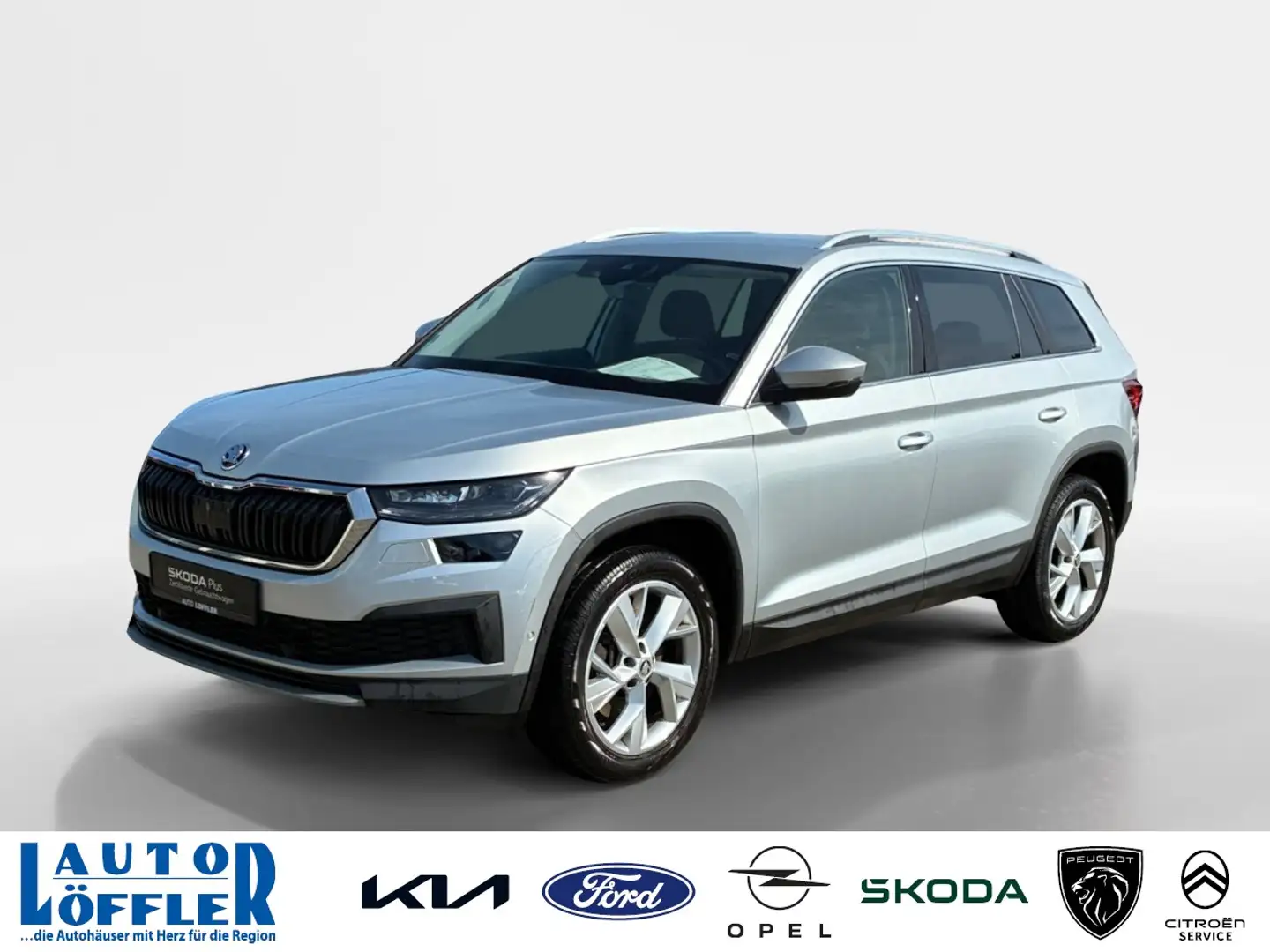 Skoda Kodiaq Style 4x4 #AHK #Leder #Canton #Area View Klima Zilver - 1