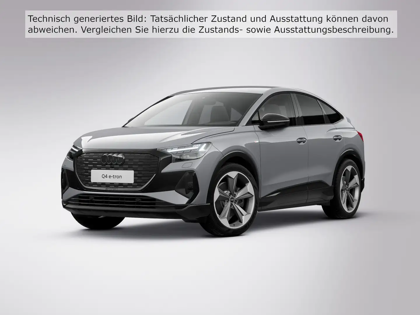 Audi Q4 e-tron Sportback 45 Q 2x S LINE EDITION LM21 Grau - 2