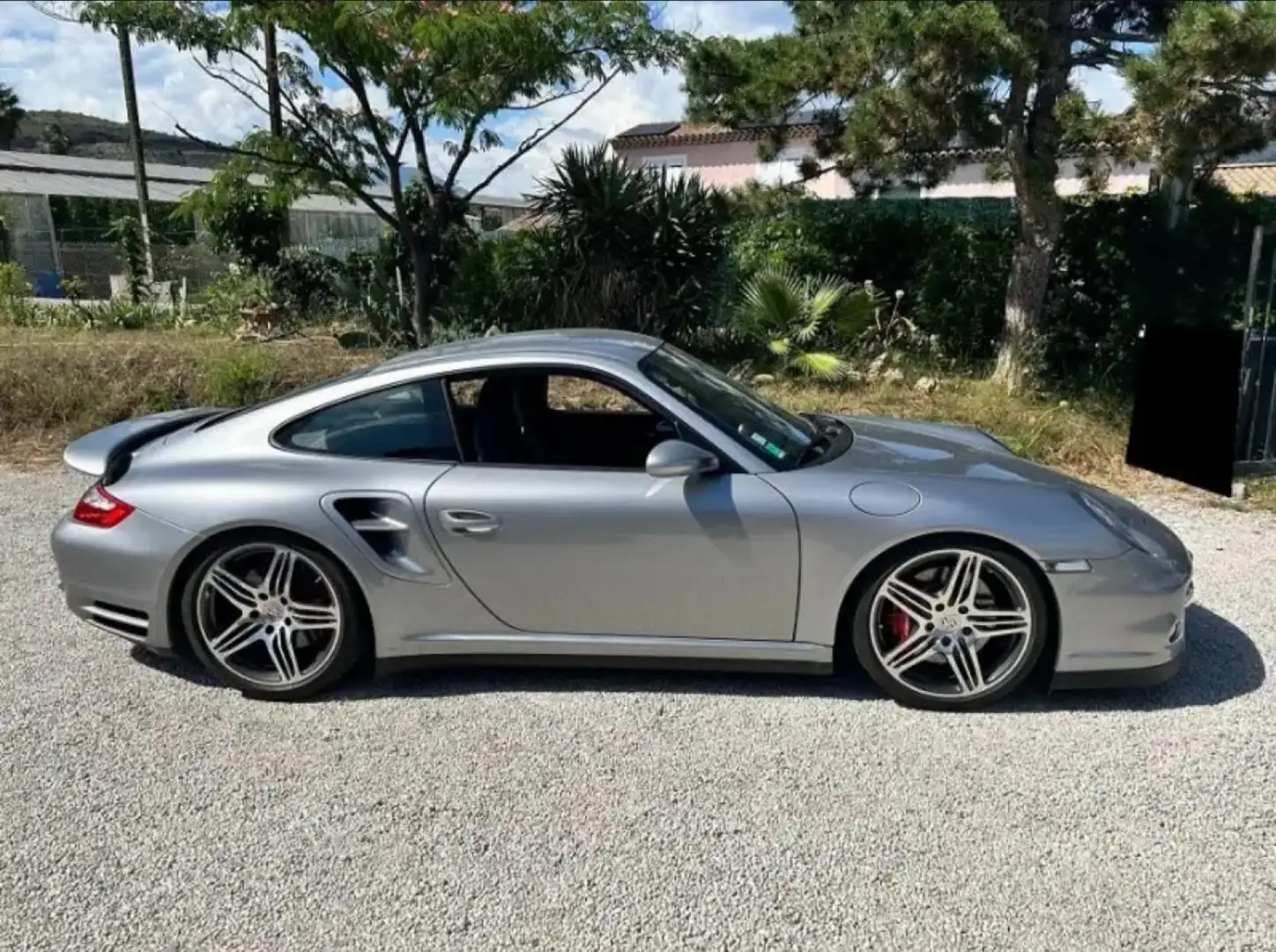 Porsche 997 turbo Argent - 1