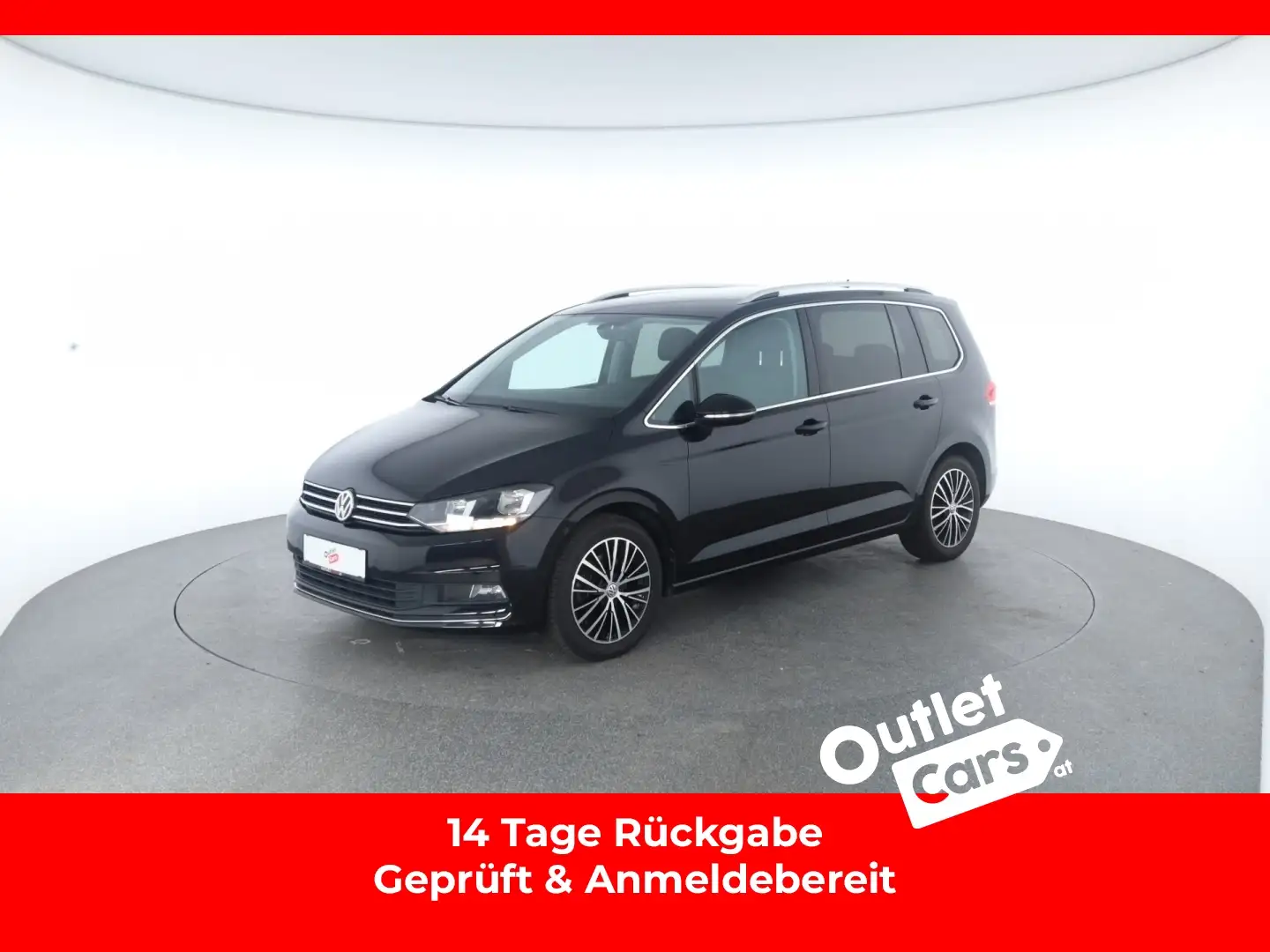 Volkswagen Touran 1.5 TSI BMT Highline AHK+LEDER+NAVI+RADAR Schwarz - 1