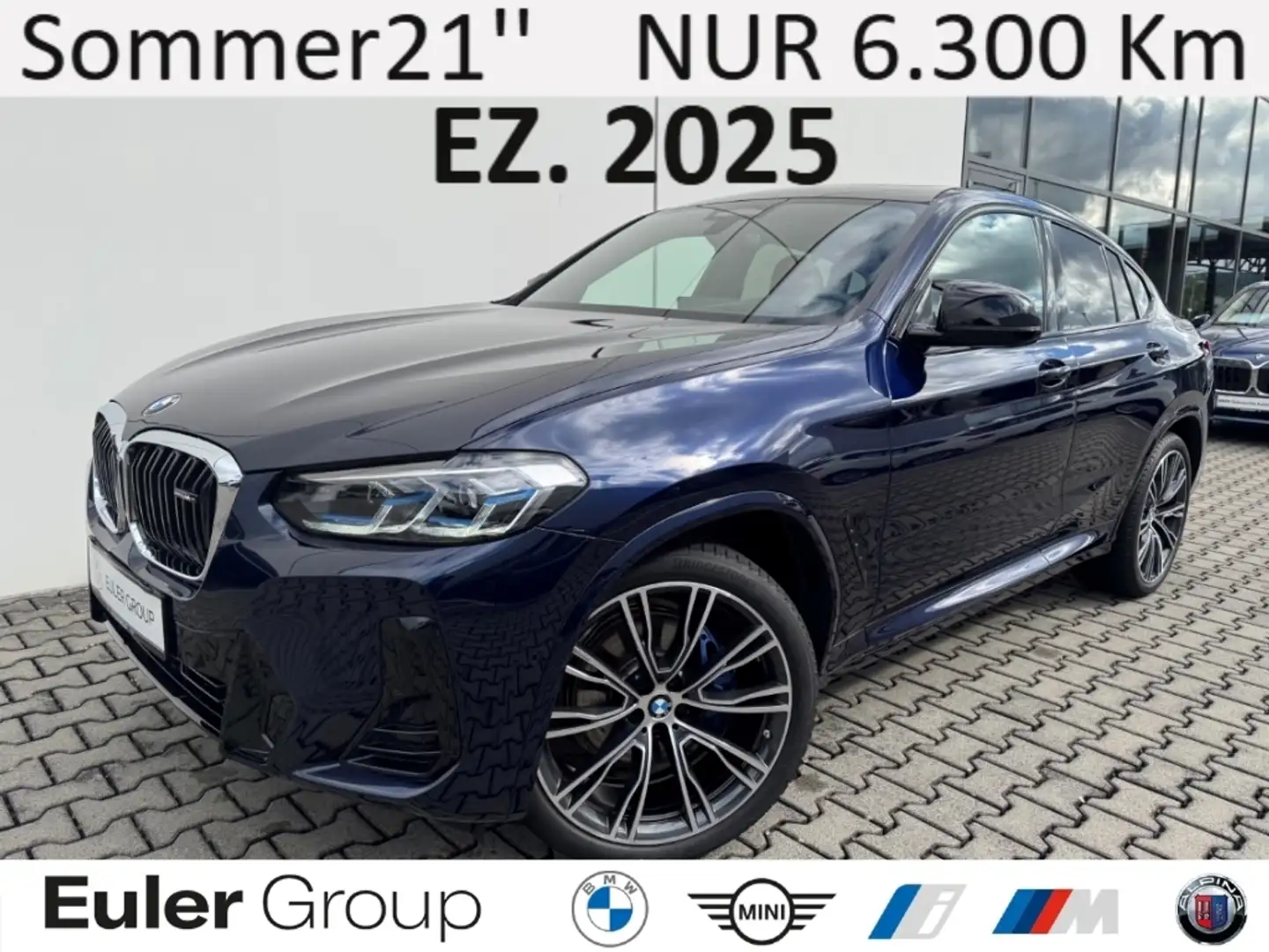 BMW X4 i NP: 100.980€ Sommer21'' Pano AHK Laser H/K HUD A Blau - 1