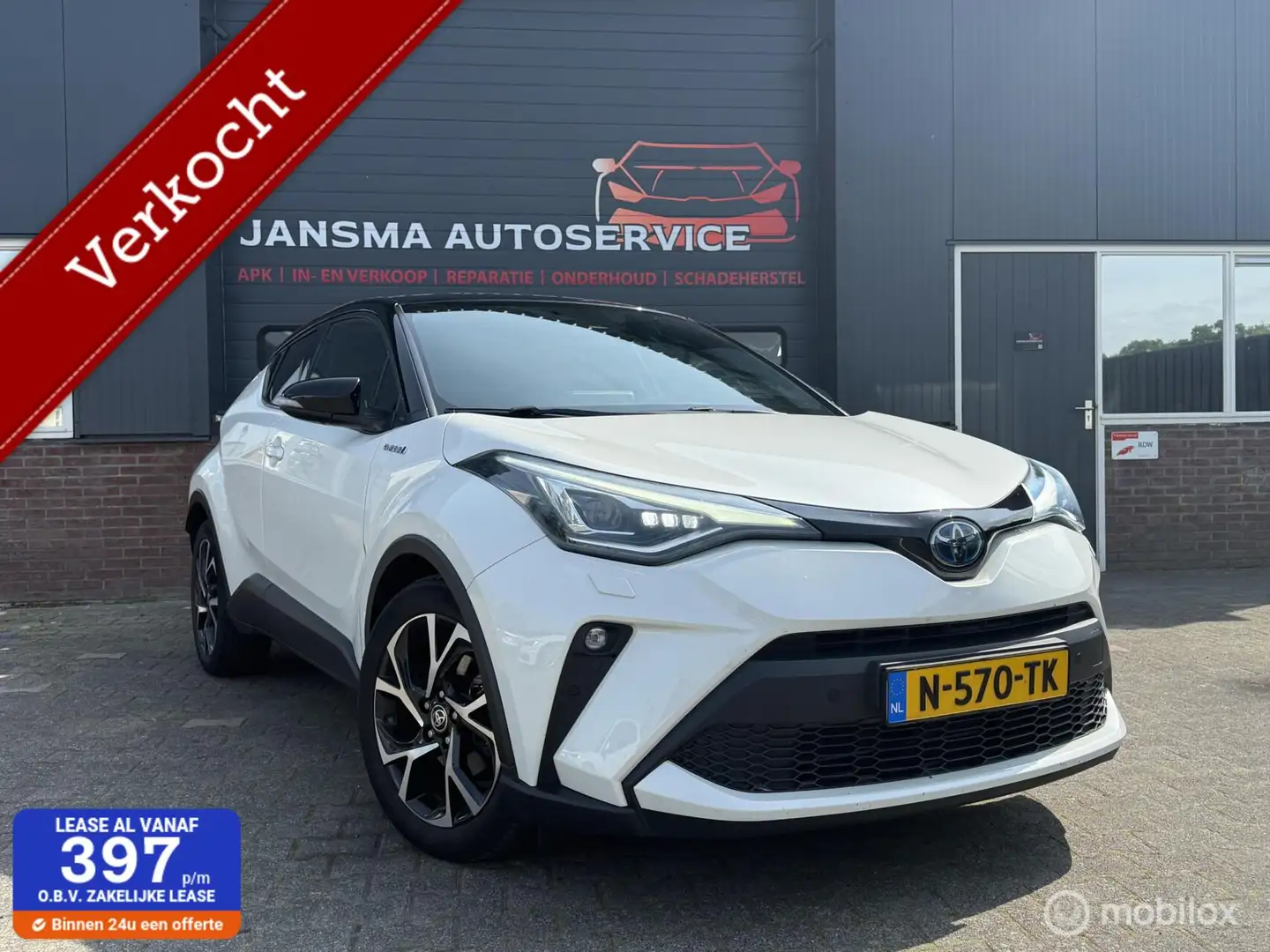 Toyota C-HR Hybrid Bi-Tone |Adaptive Cruise Contol|Trekhaak Wit - 1