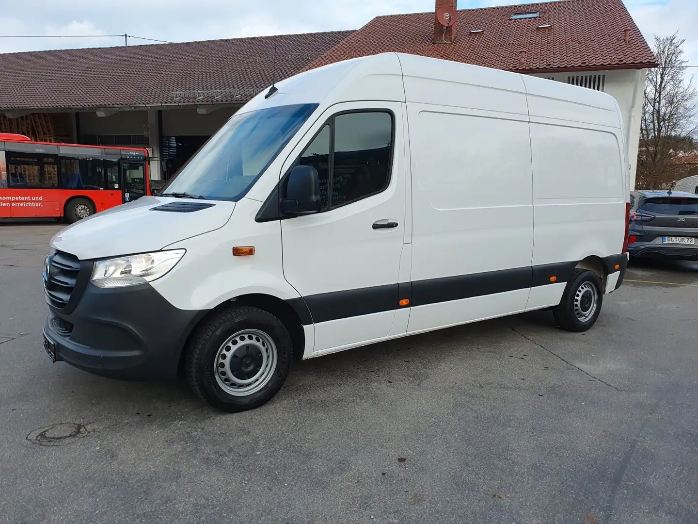 Mercedes-Benz Sprinter 214 CDI Hoch-Lang Webasto Top Zustand Blanco - 2
