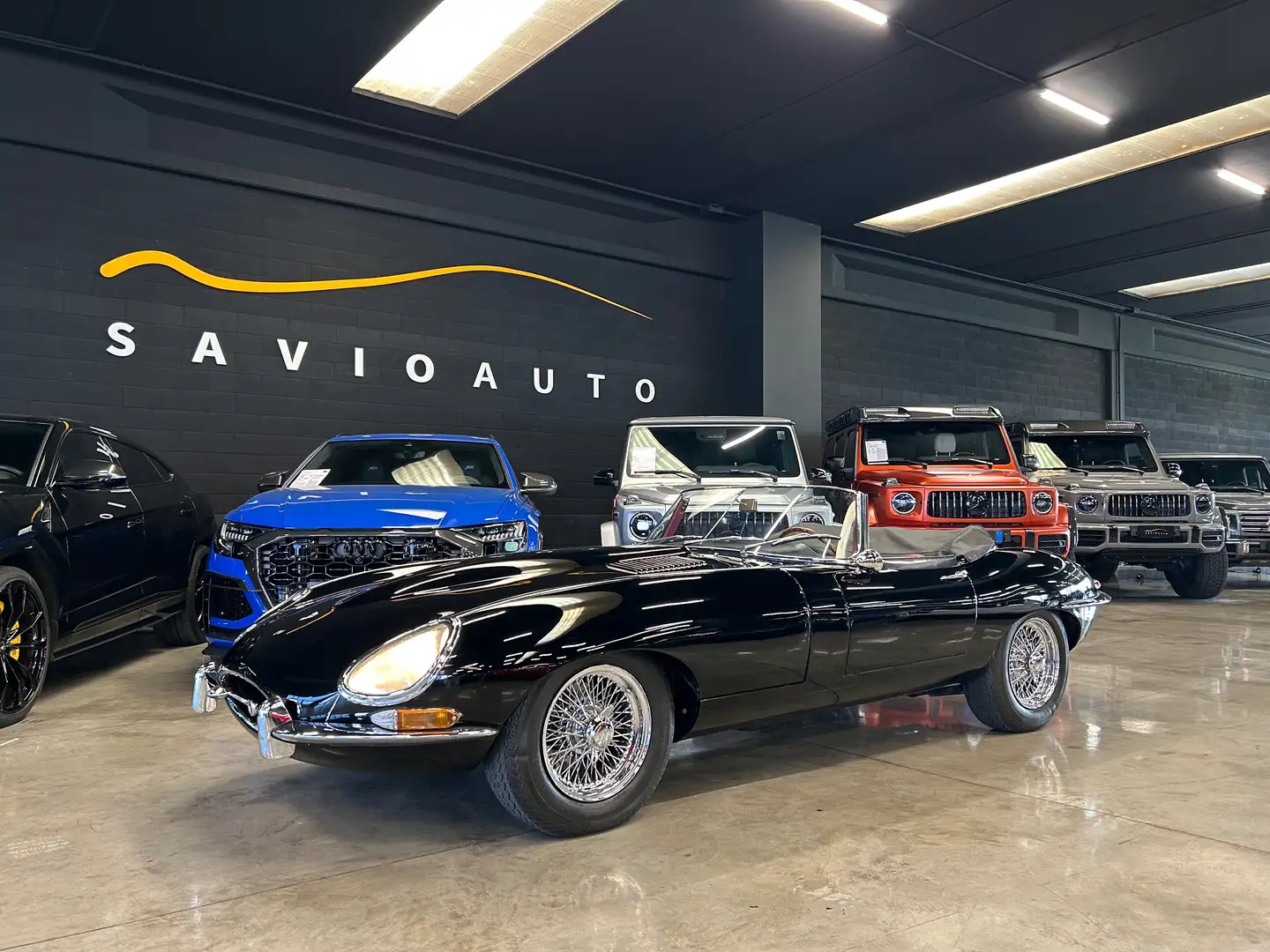 Jaguar E-Type Series 1 - 4.2- CERTIFICATA JAGUAR E DOCUMENTATA Noir - 1