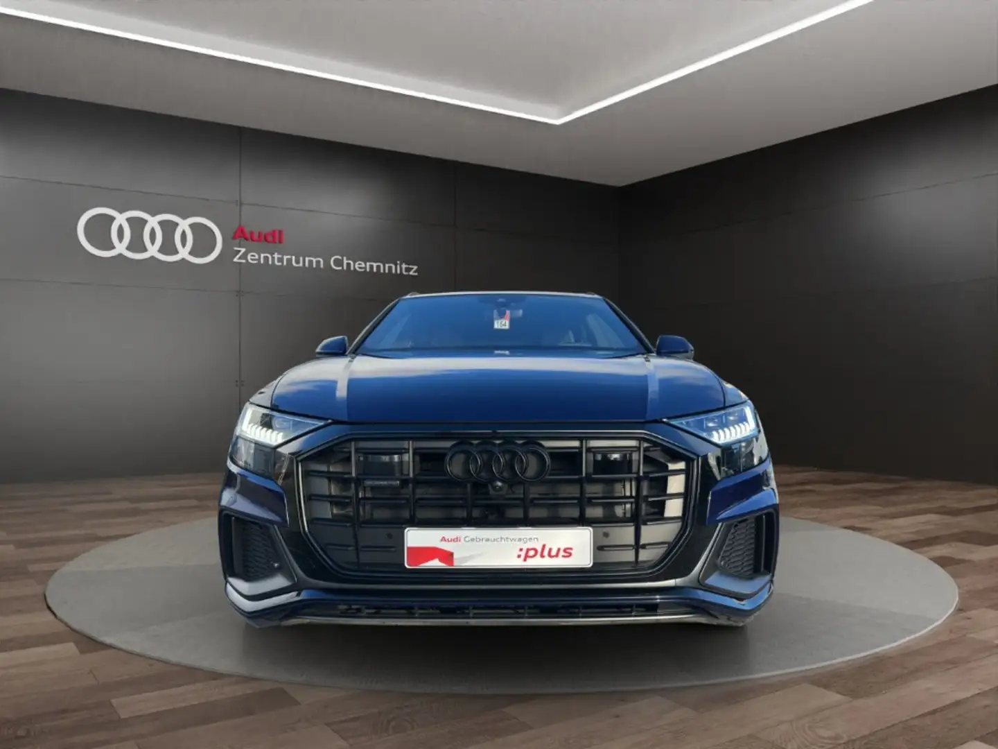 Audi Q8 50 TDI qu. tiptr. S LINE+AIR+AHZV+STHZG+HD Blau - 2