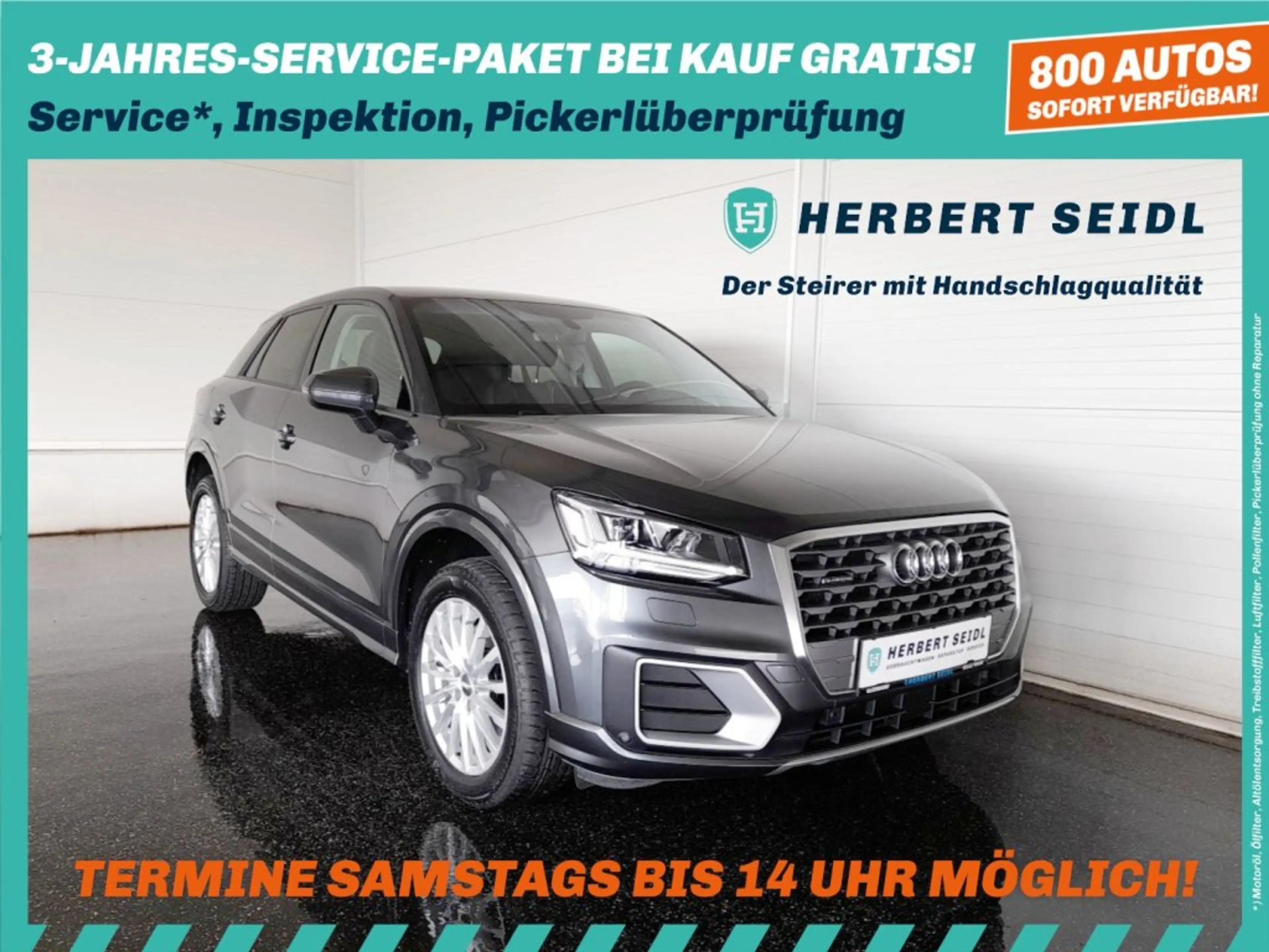 Audi Q2 SPORT 35 TDI quattro S-tr *LED & DYN BLINKER / LEDER / NAVI / AHV & KAMERA / TEMPOMAT / E-KLAPPE*