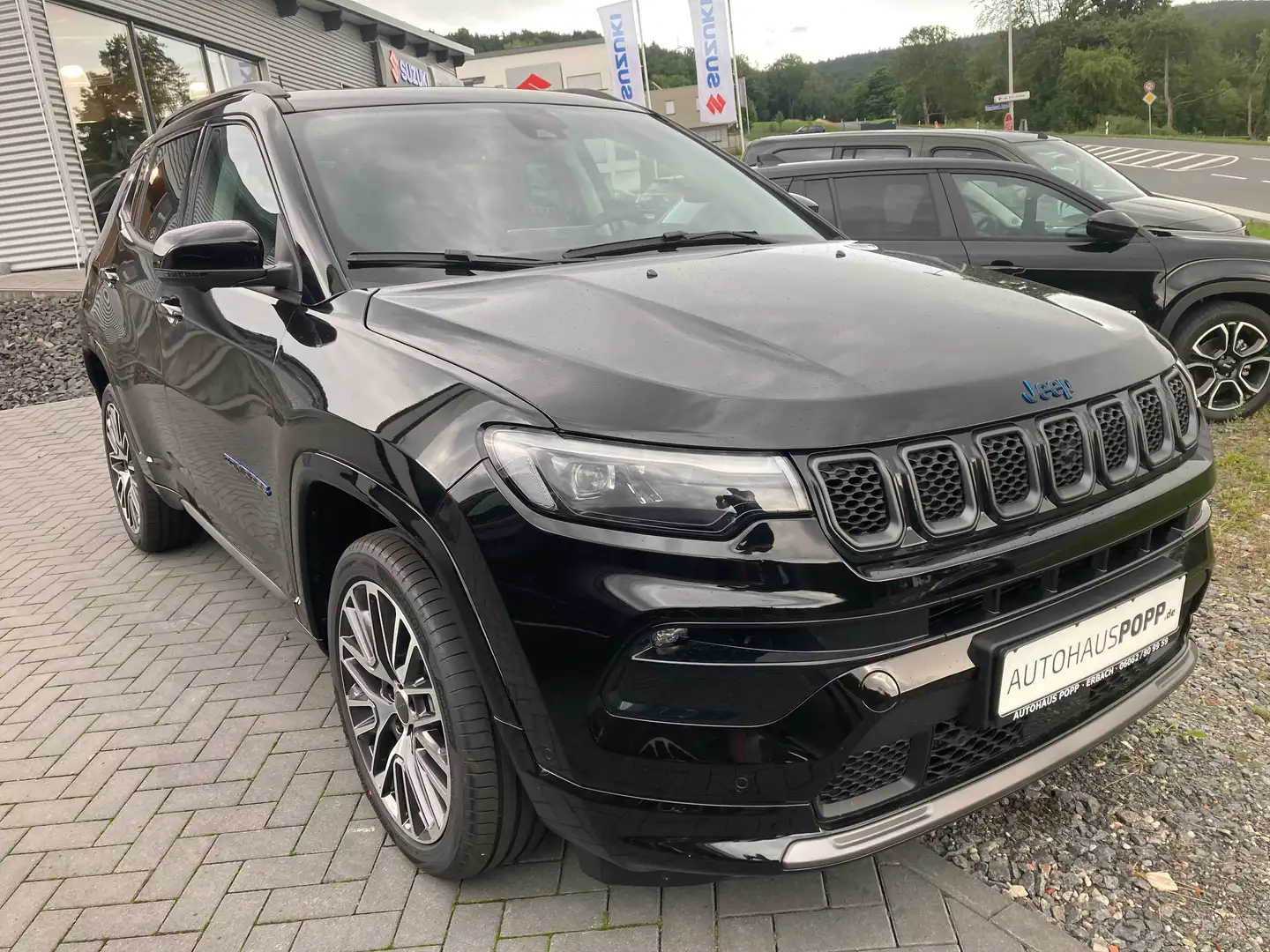 Jeep Compass Summit 4xe PLUG-IN HYBRID+Schiebedach+AHK Schwarz - 2