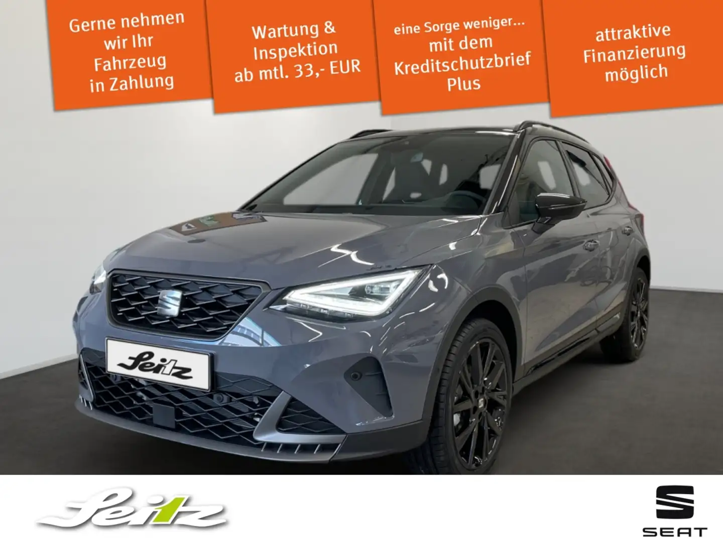 SEAT Arona 1.0 TSI FR Black Edition *NAVI*KAMERA*WINTERPAKET* Negro - 1