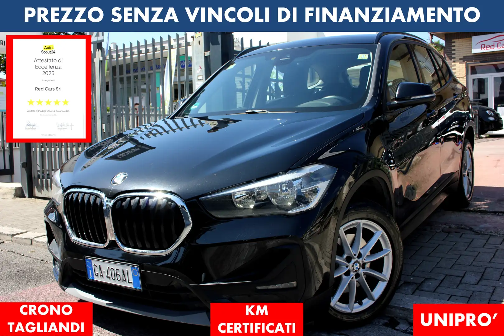 BMW X1 2.0 150 cv CRONO TAGLIANDI *PREZZO VERO* UNIPRO' - 1