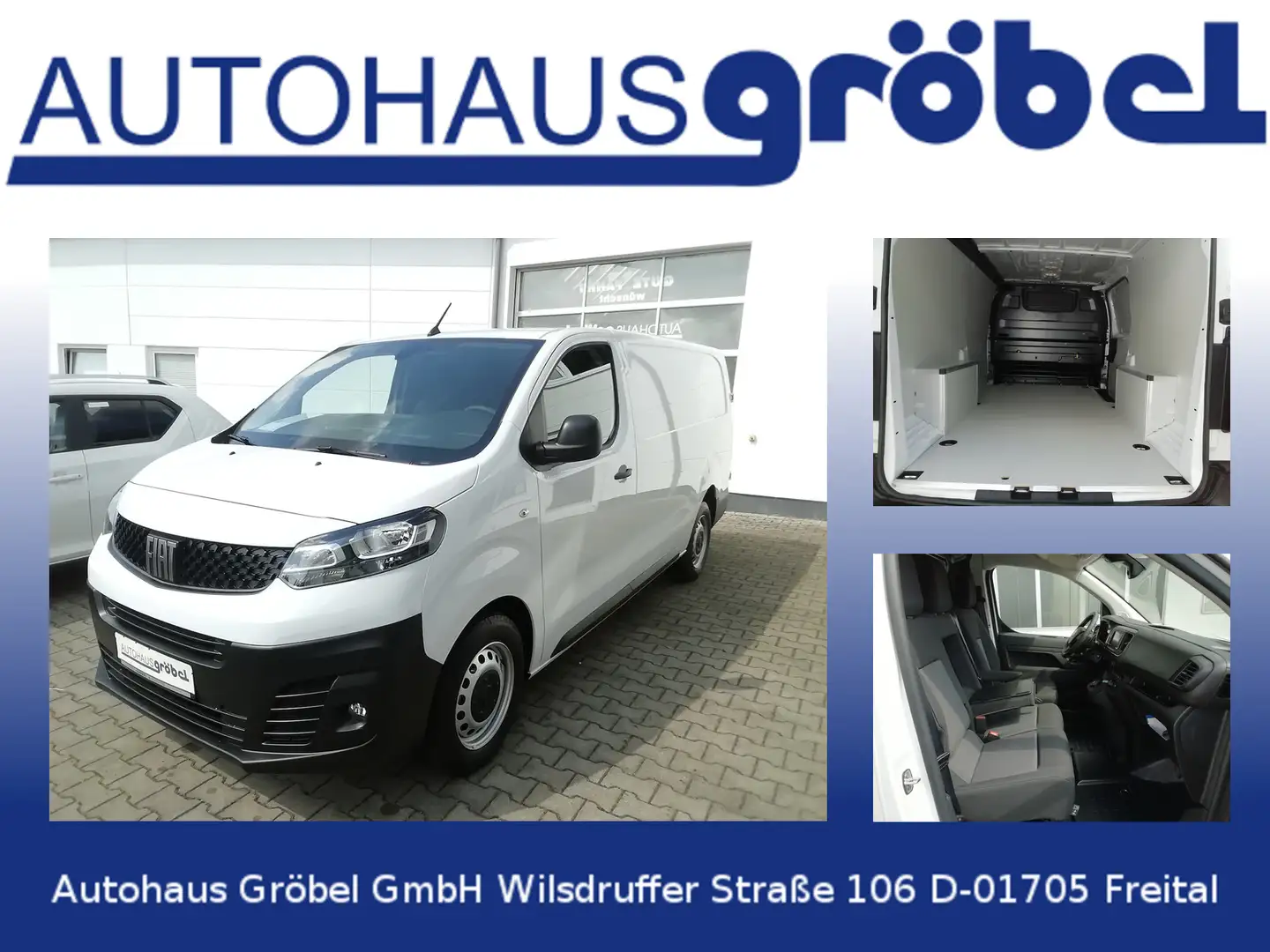 Fiat Scudo Kastenwagen L3 2.0 Autom. erh. Nutzl. Blanc - 1