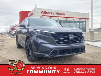 Gray 2024 Honda CR-V Hybrid EX-L AWD SUV / Crossover Continuously Variable Transmission