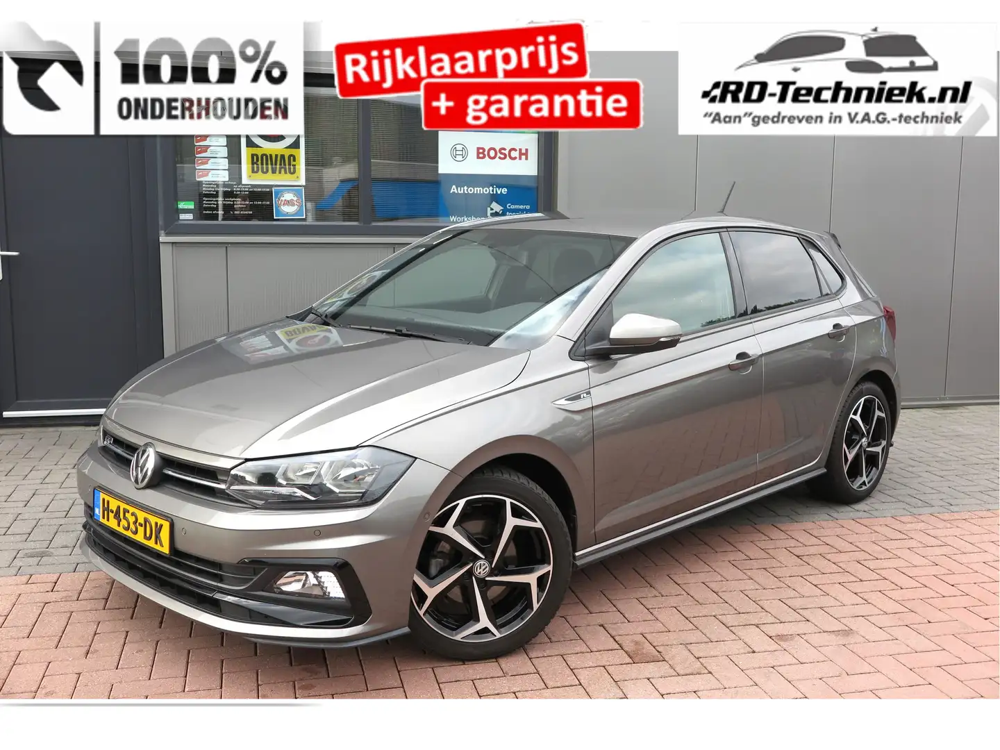 Volkswagen Polo 1.0 TSI 116pk Highline Business 2xR-Line , Beats a Gris - 1