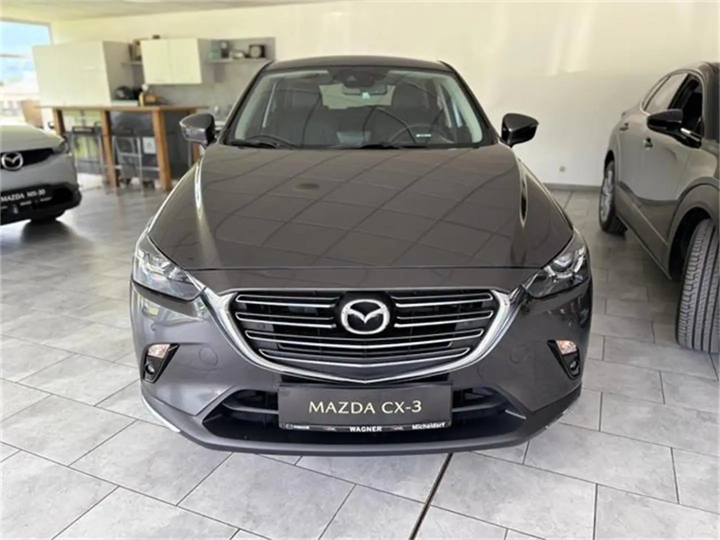 Mazda CX-3 G121 Revolution Aut. *Navi*Servicegepflegt* Grijs - 2