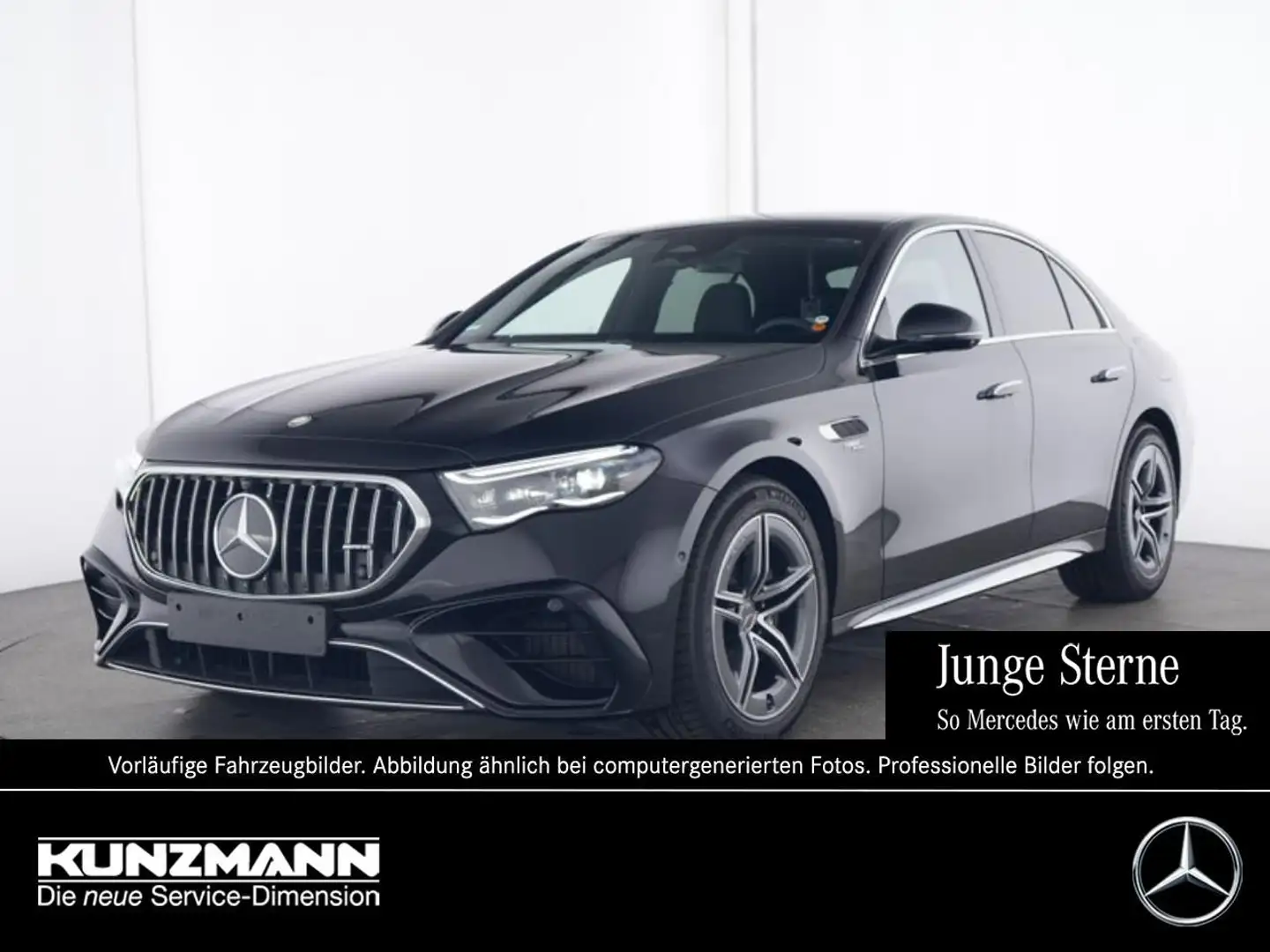 Mercedes-Benz E 53 AMG Hybrid 4M+ Sitzklima Distronic 360° Schwarz - 1