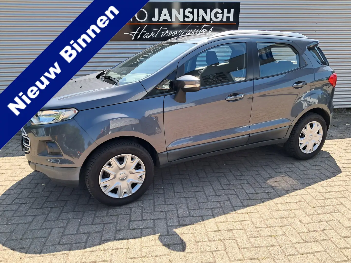 Ford EcoSport 1.0 EcoBoost Trend met slechts 79.287 km!! | Airco Grijs - 1
