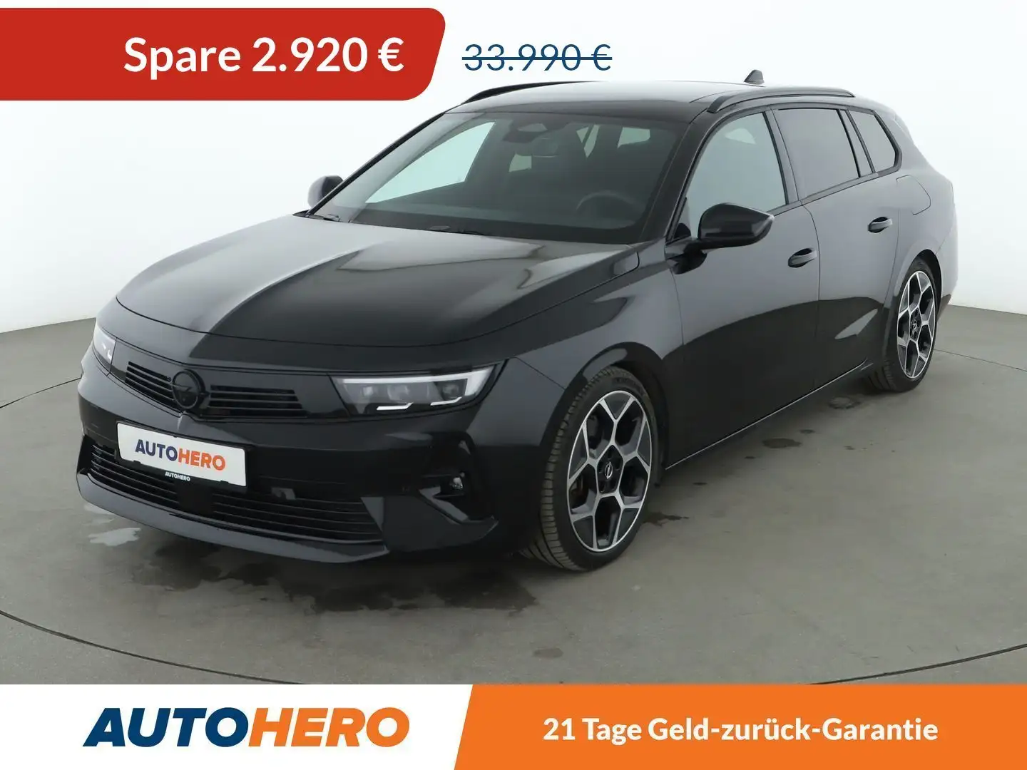 Opel Astra 1.6 Plug-in Hybrid Ultimate Aut.*NAVI*360*SHZ*PDC* Schwarz - 1