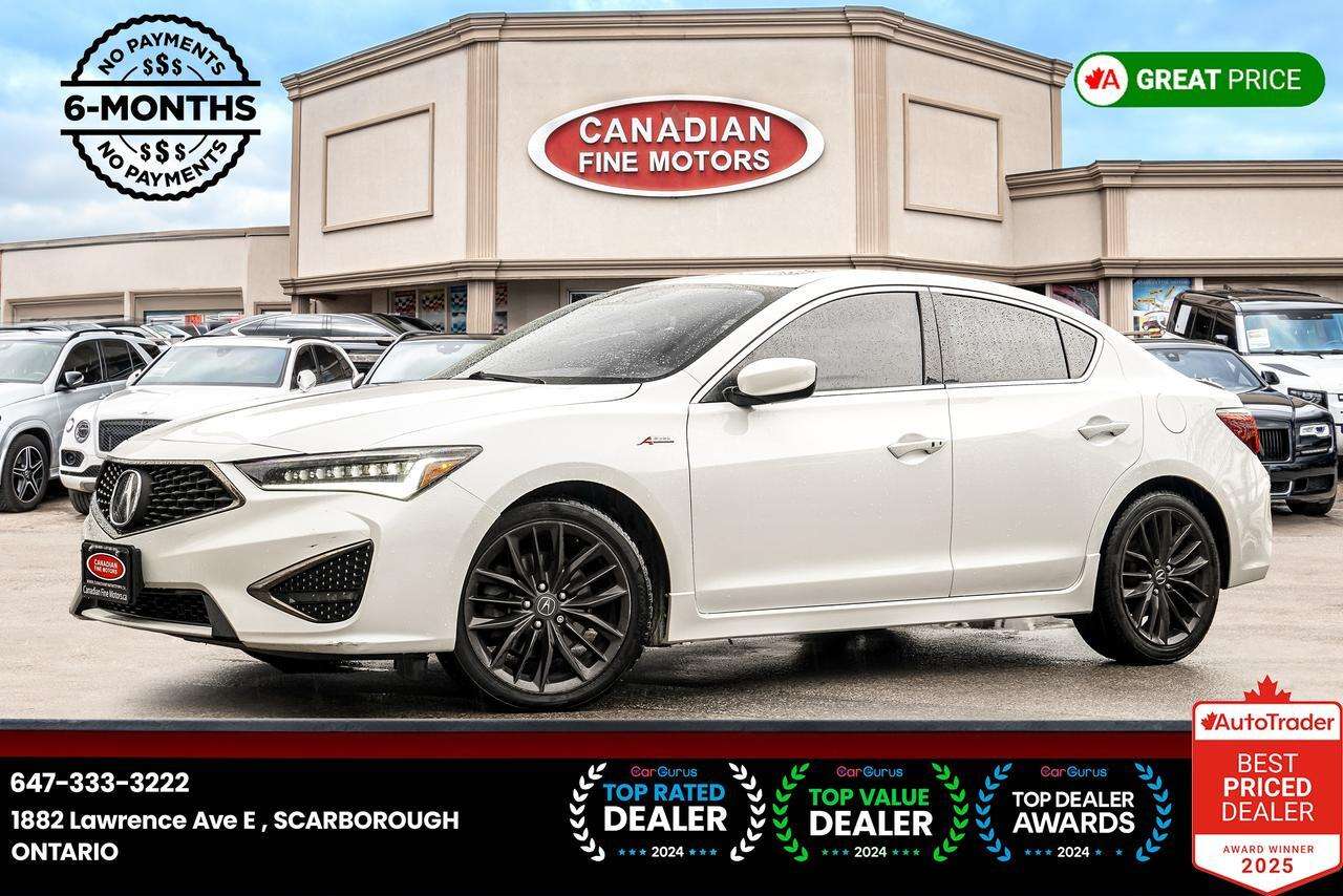 2019 Acura ILX Tech A-Spec | BSM | NAVI | RED INT | SUNROOF |