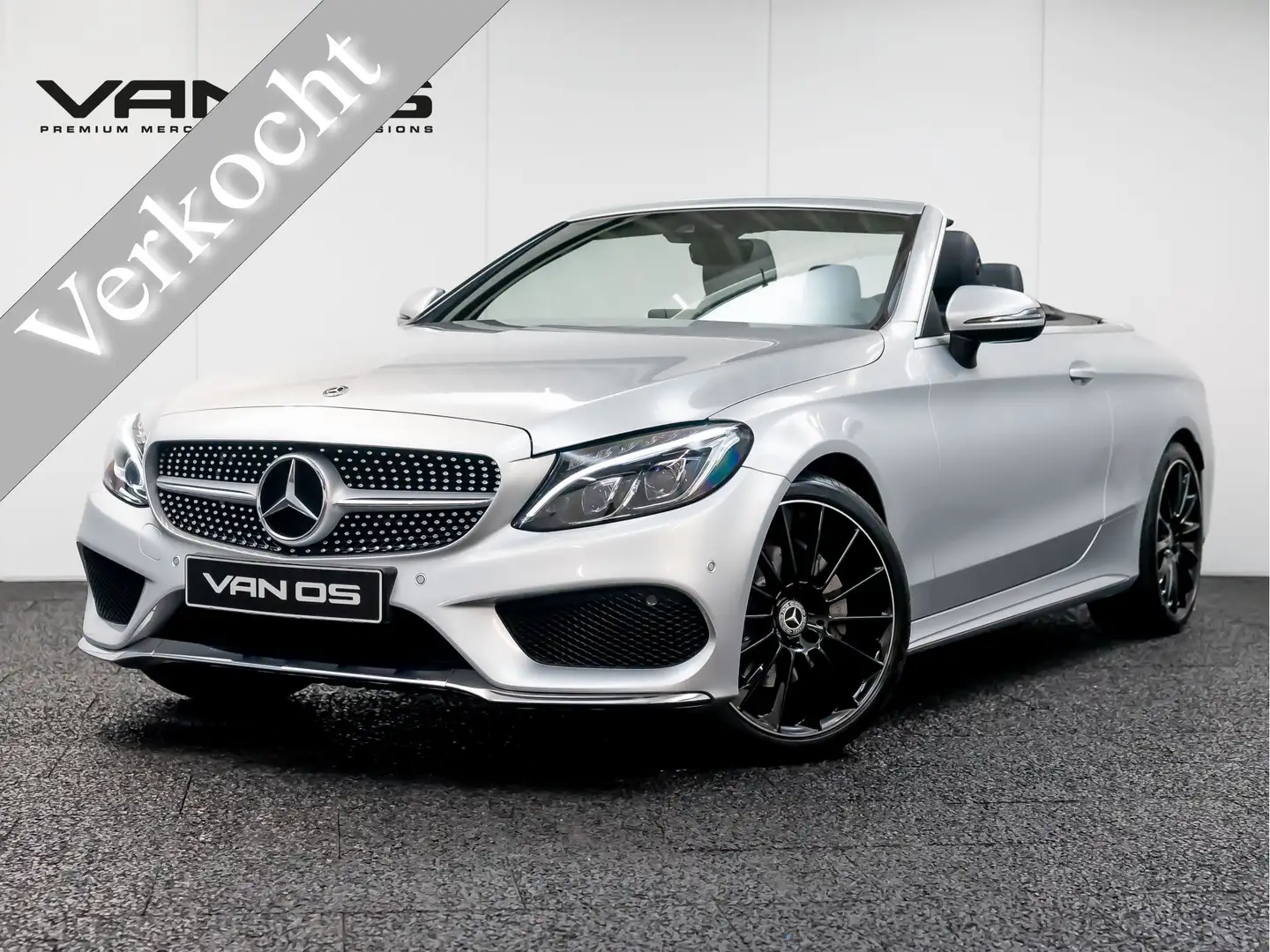 Mercedes-Benz C 200 Cabrio C AMG Line | Burmester | origineel NL Šedá - 1