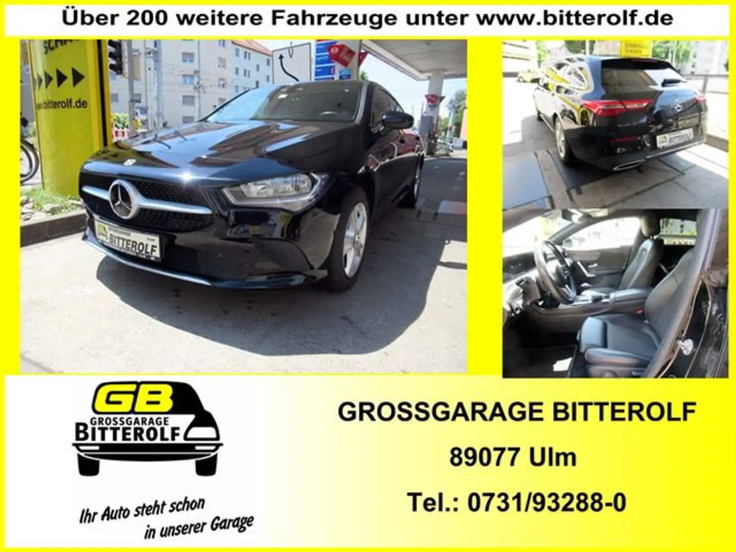 Mercedes-Benz CLA 200 Aut Progressive Navi/AHK/RFK/SHZ/Tem Schwarz - 1