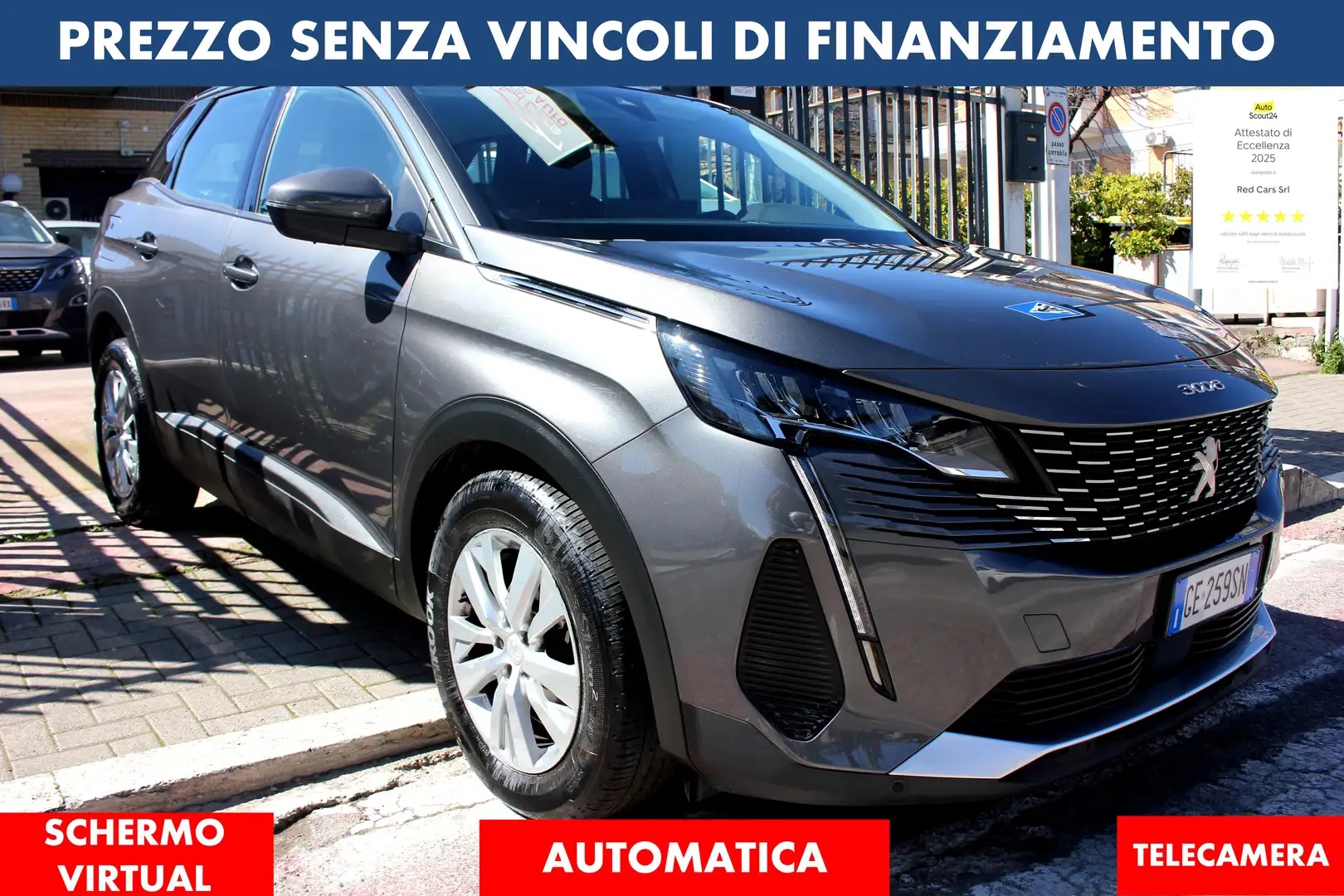 Peugeot 3008 1.5 HDI EAT 8 NEW MODEL UNIPRO *PREZZO REALE* Grigio - 1