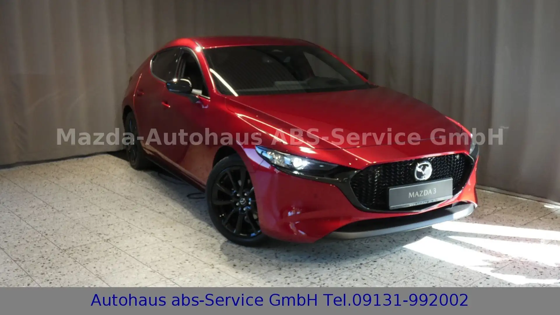 Mazda 3 e-SKYACTIV G 140 M-Hybrid Automatik HOMURA Rot - 1