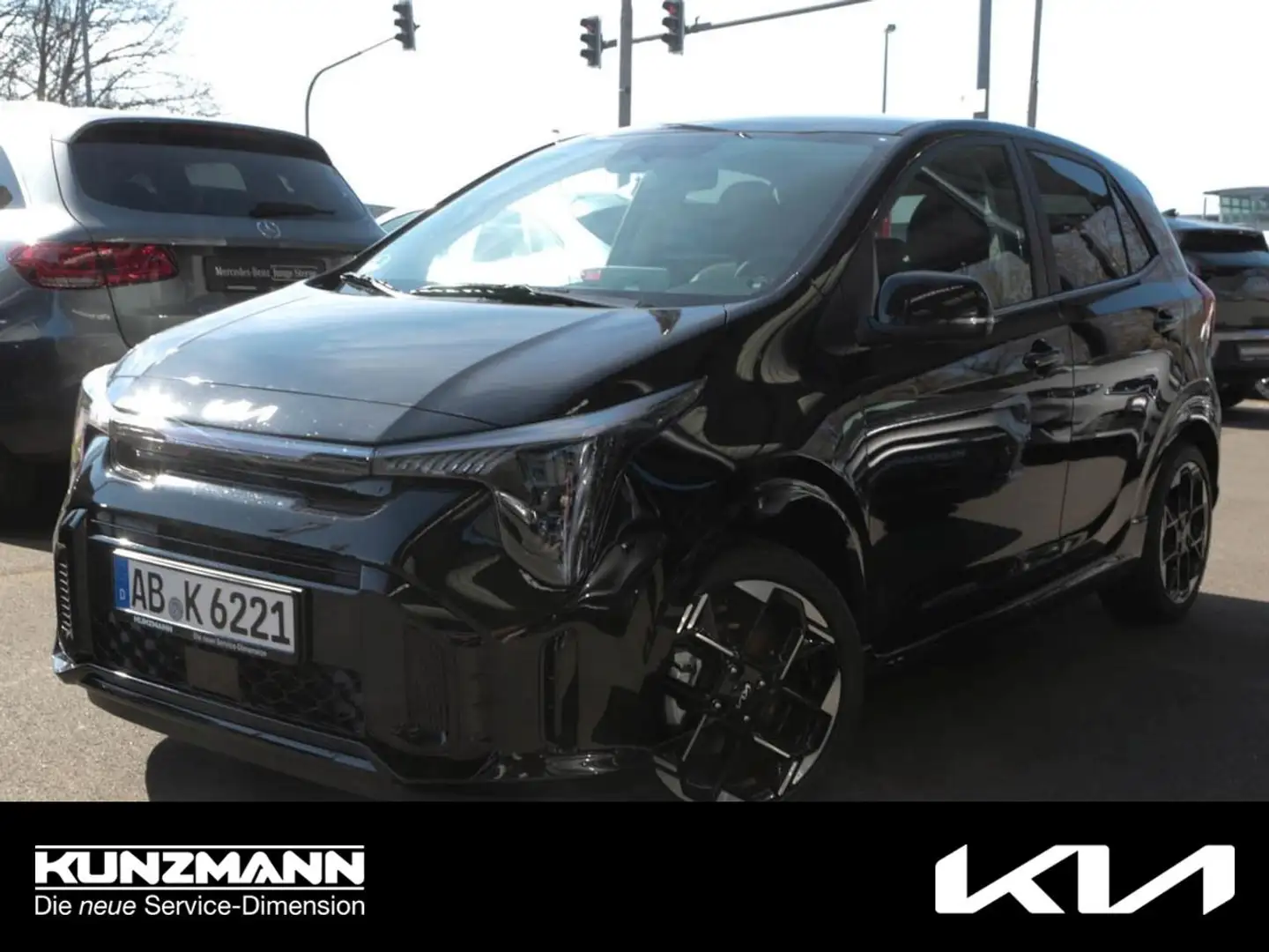 Kia Picanto 1.2 GT-Line Navi Klima Kamera SHZ Schwarz - 1