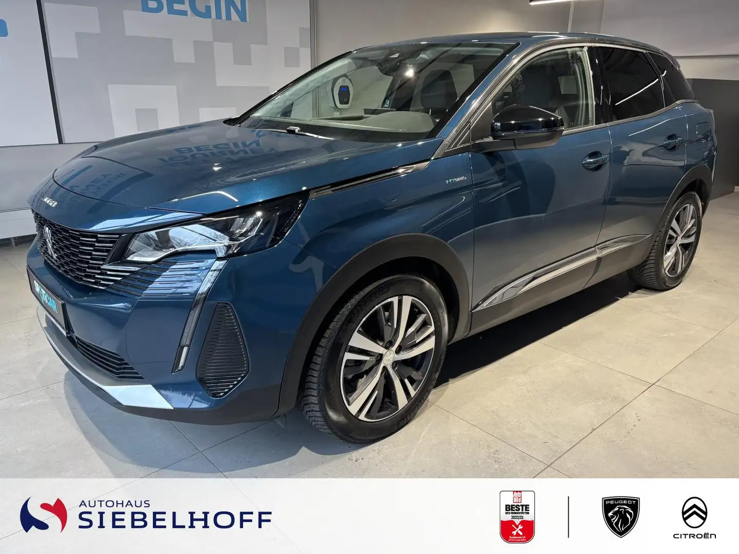 Peugeot 3008 Allure Hybrid 225 e-EAT8 Blauw - 1