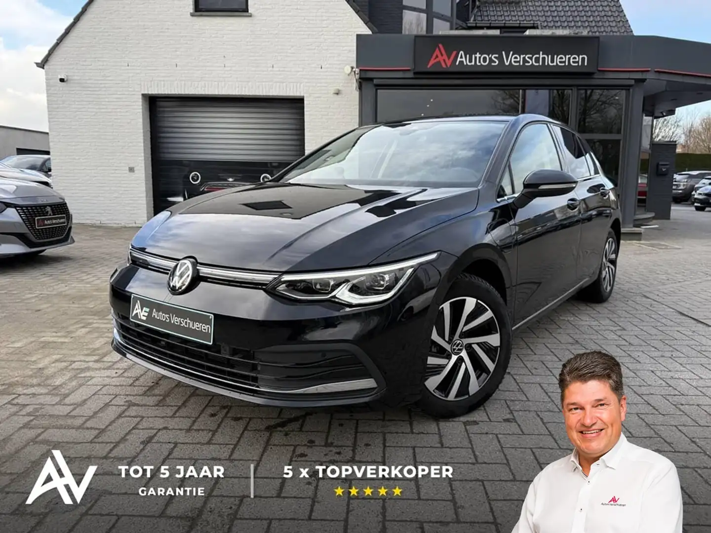 Volkswagen Golf 1.4 TSI e-Hybrid Style DSG ** Navi | Camera | ACC Zwart - 1