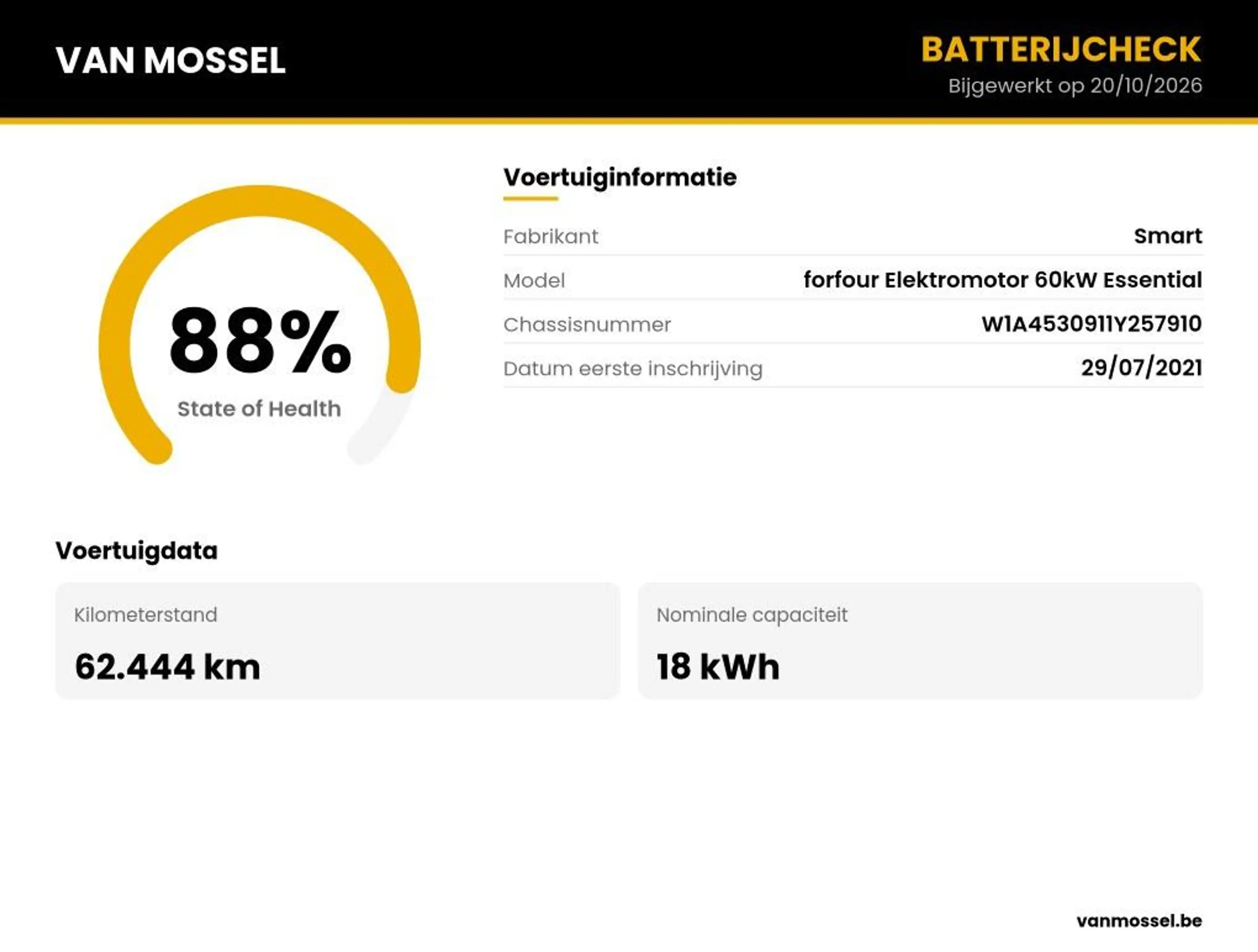 smart forFour Elektromotor 60kW Essential 1Y USED GARANTIE — photo 8