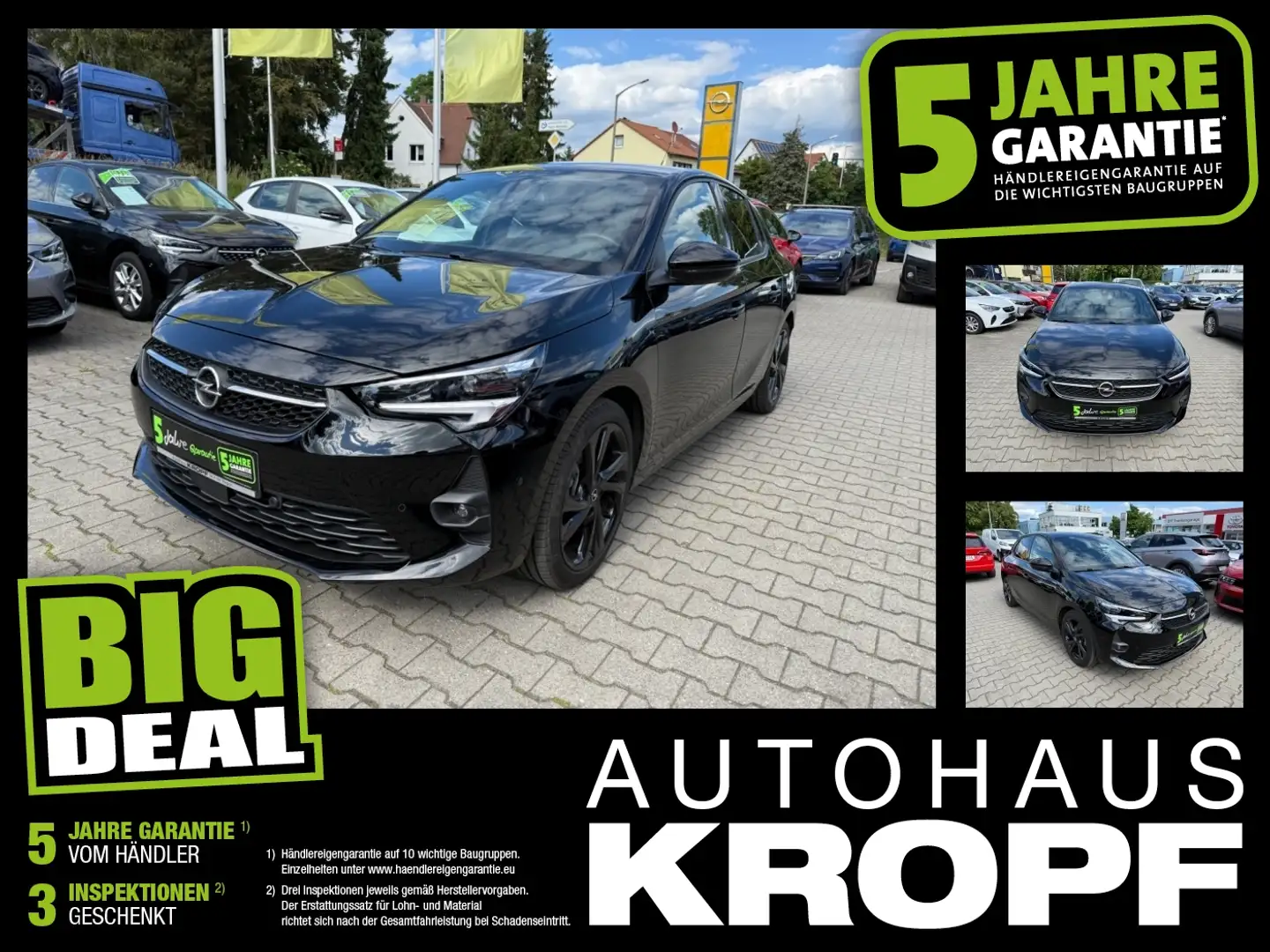 Opel Corsa F 1.2 Turbo **ALU Matrix PDC Tot-Winkel** Schwarz - 1