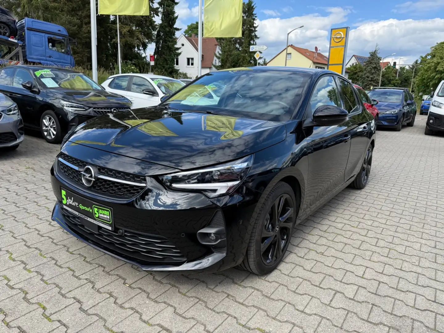 Opel Corsa F 1.2 Turbo **ALU Matrix PDC Tot-Winkel** Schwarz - 2