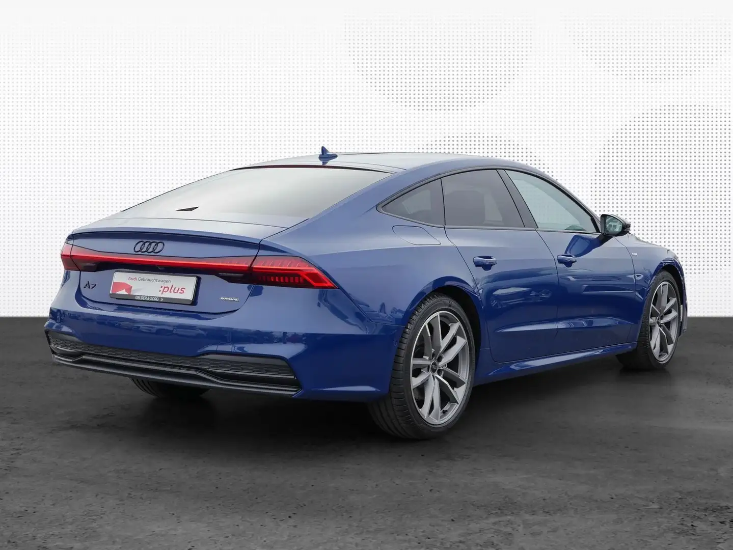 Audi A7 50 TDI qu. S line Air*HuD*Dynamik Blau - 2