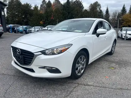 White 2018 Mazda MAZDA3 GX Sedan 6-Speed Manual