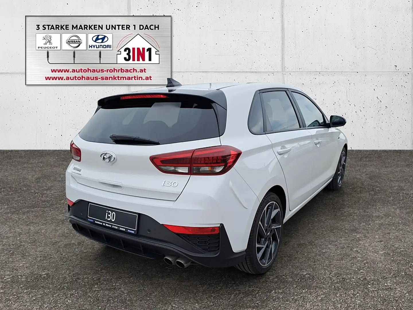 Hyundai i30 1,5 T-GDI N-Line DCT Aut. Blanc - 2