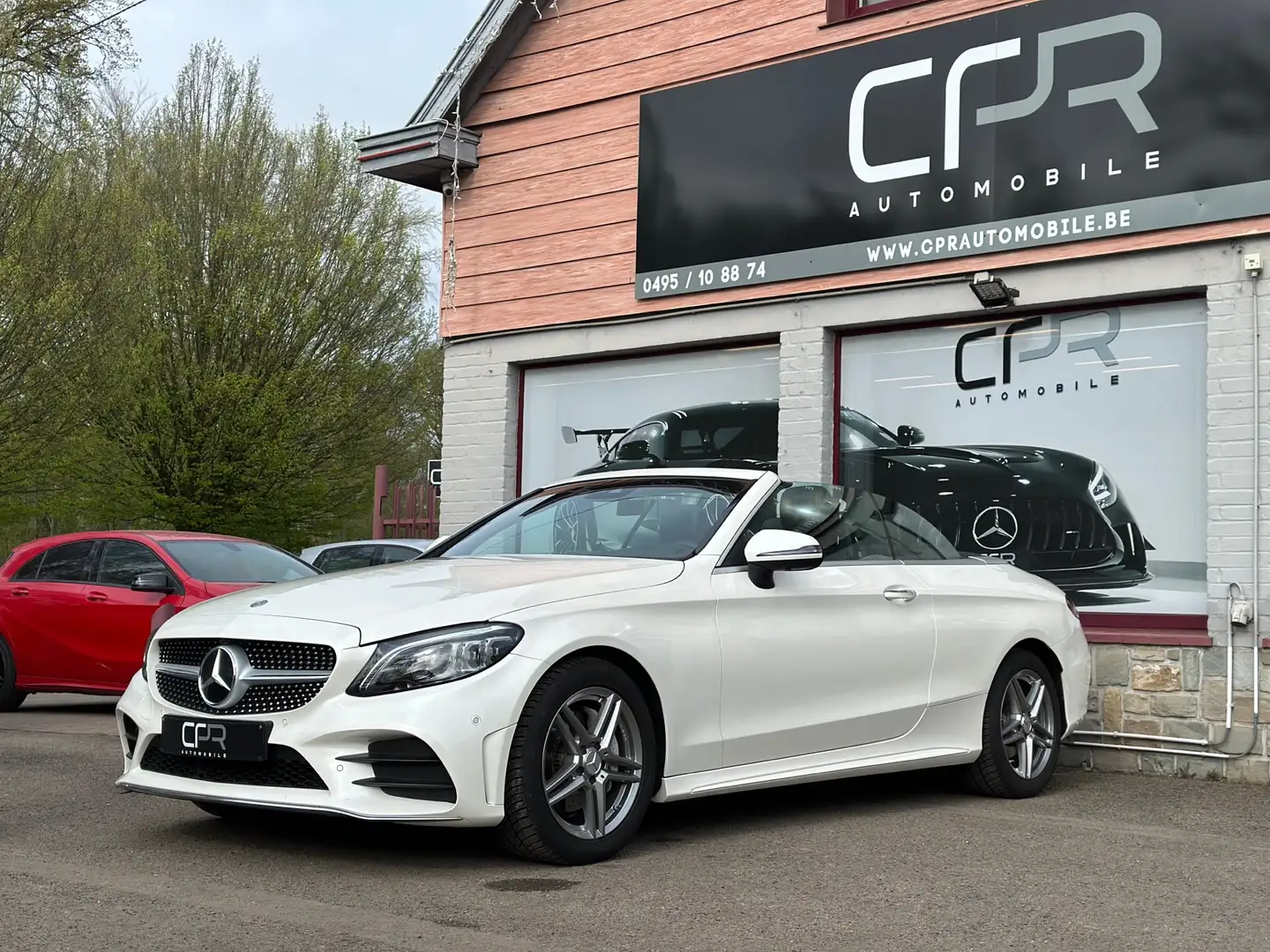 Mercedes-Benz C 220 d * PACK AMG * NEW LIFT * GPS * SONO * CAMERA * 1P Wit - 1