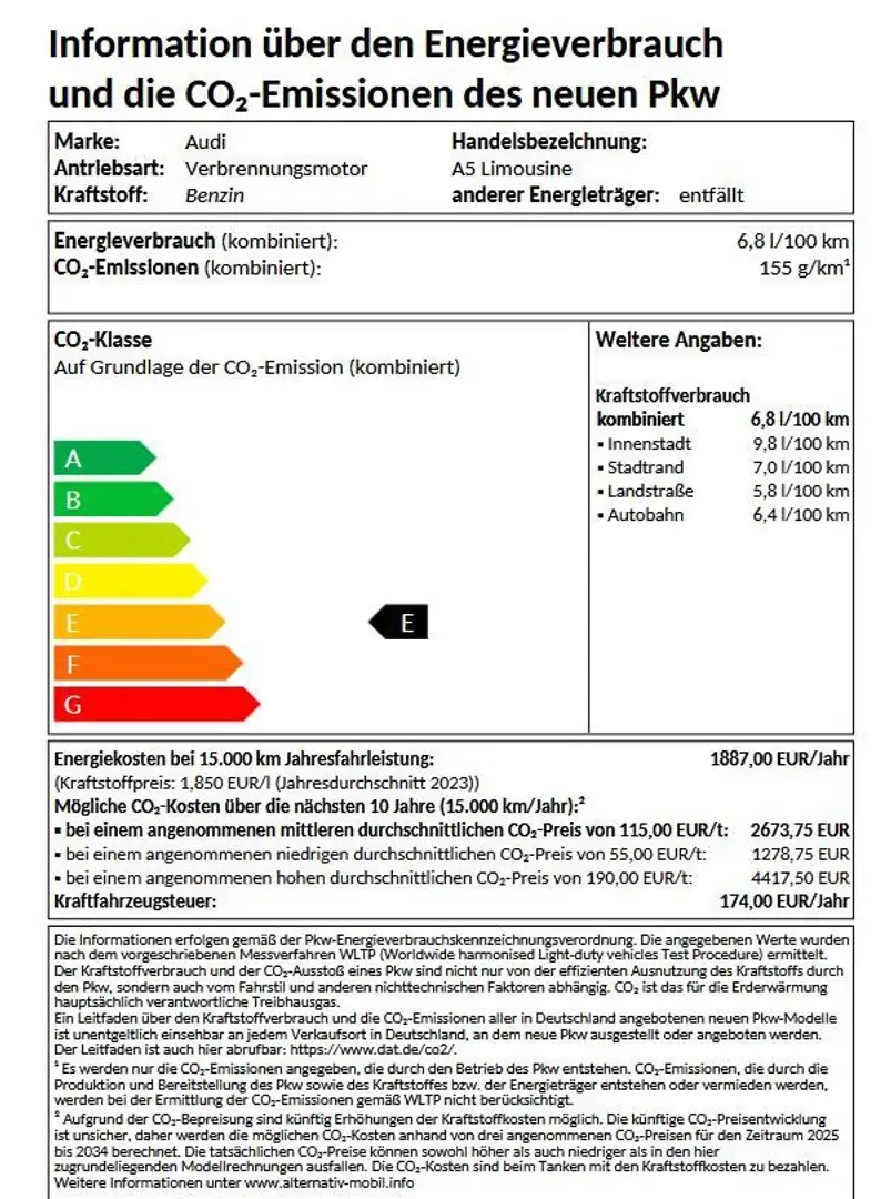 Audi A5 Limousine TFSI S tronic-sofort lieferbar Noir - 2